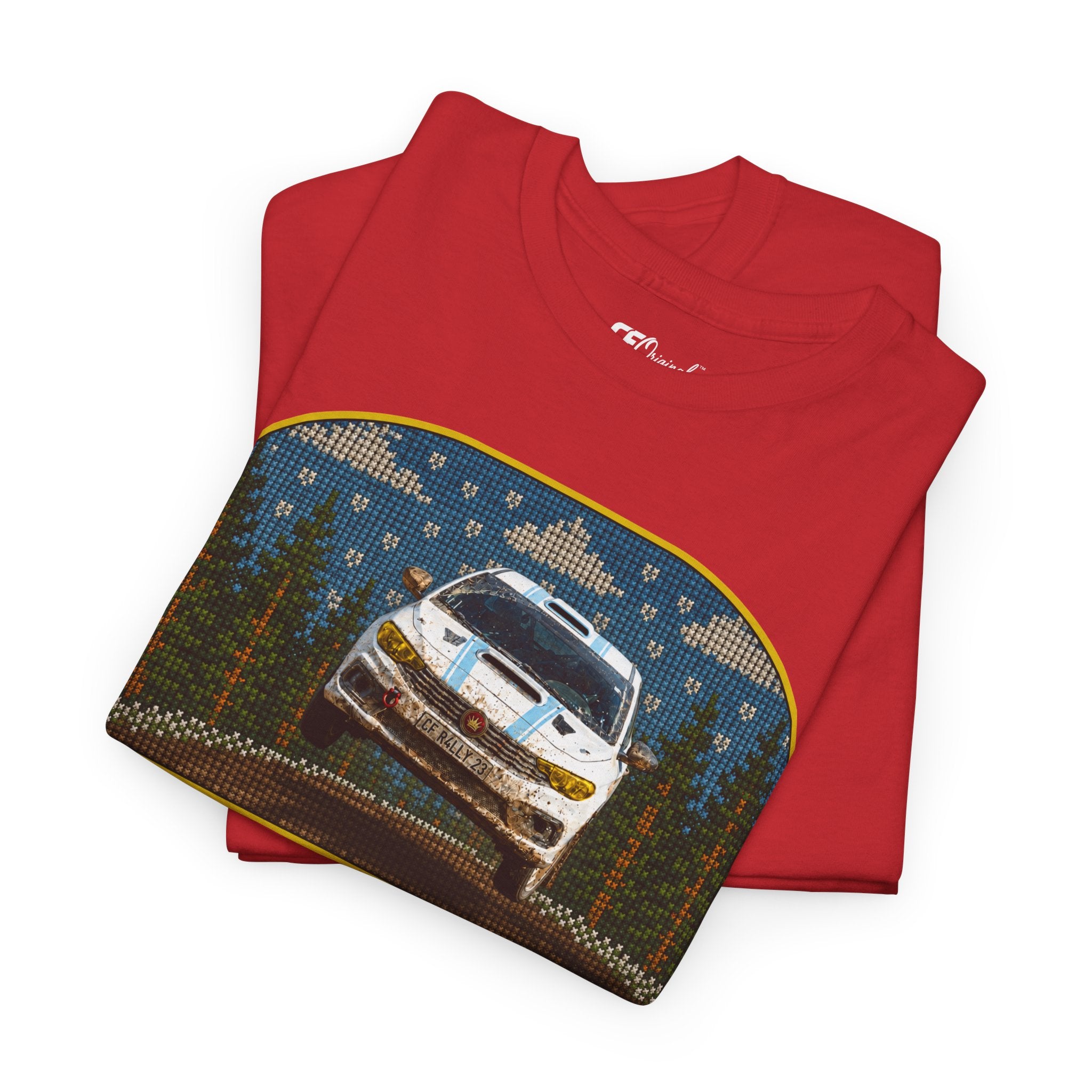 Forest Rally T‑Shirt – 'The Forest Is a Place of Magic' Cross-stitched Style Graphic
