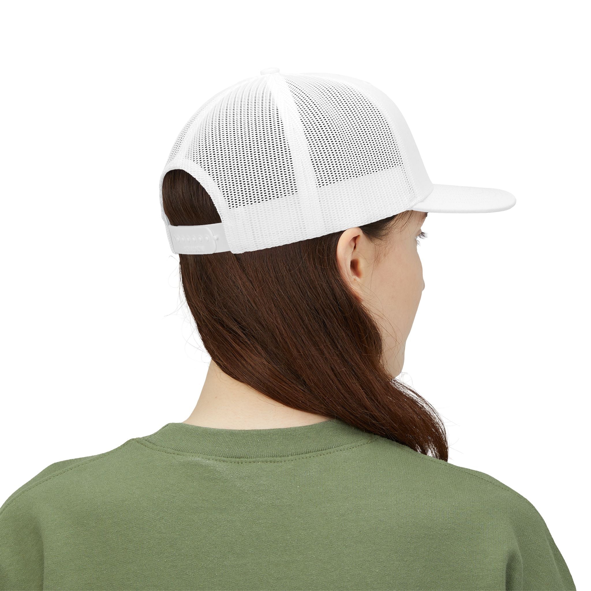 Camping Humor Snapback Trucker Hat — Car Tent Cartoon