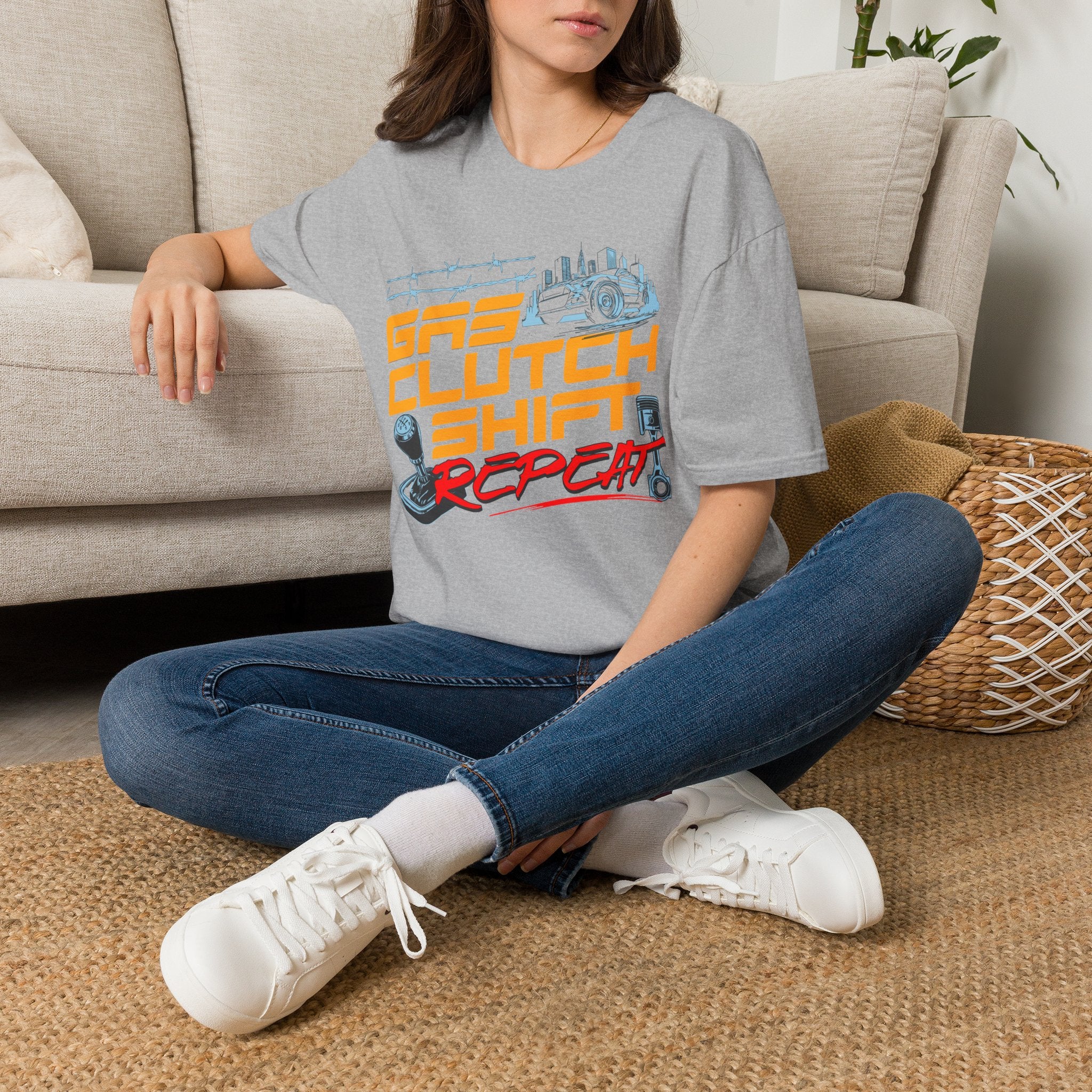 Gas Clutch Shift Tee — Racing Graphic T-Shirt