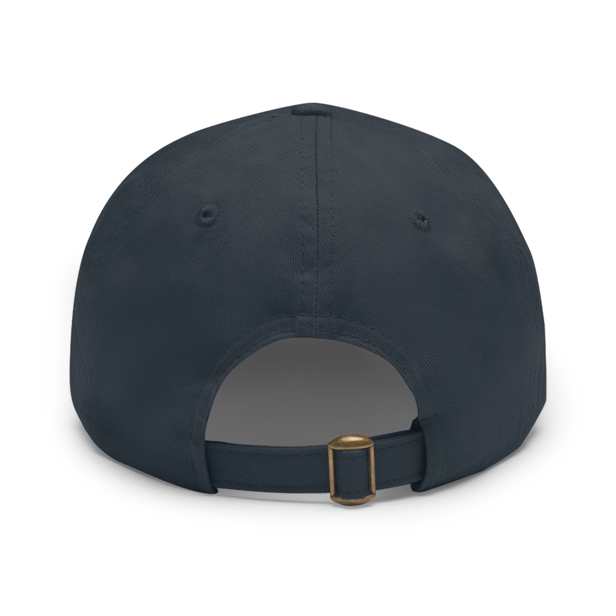 Mechanic Logo Dad Hat — Leather Patch Cap