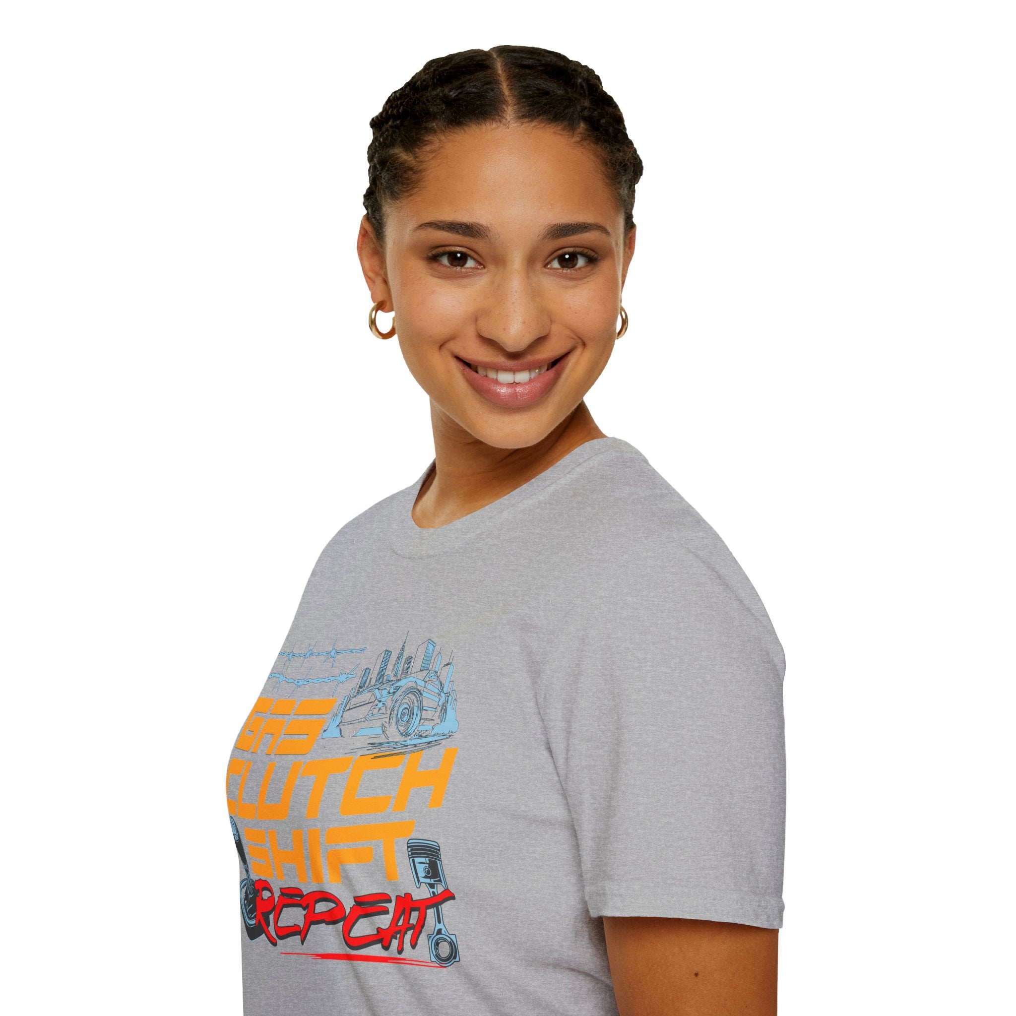 Gas Clutch Shift Tee — Racing Graphic T-Shirt