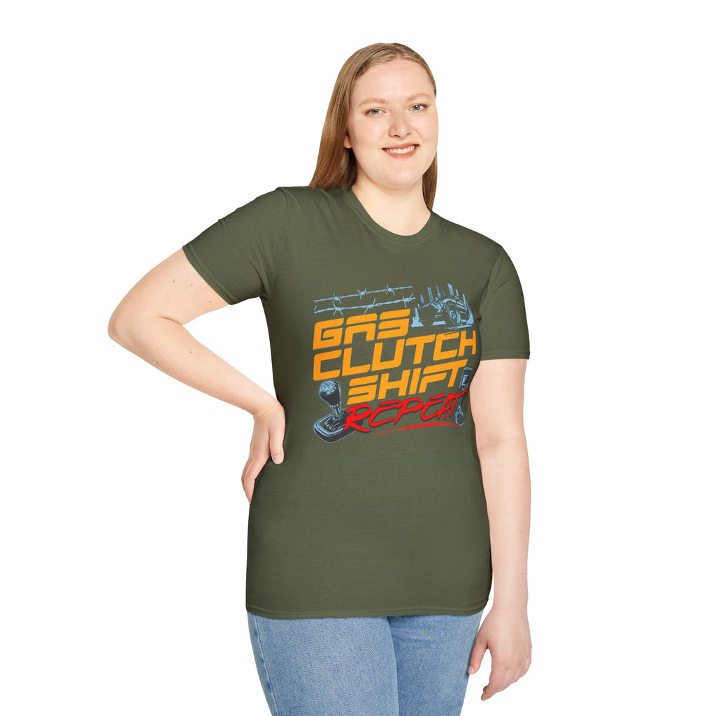 Gas Clutch Shift Tee — Racing Graphic T-Shirt
