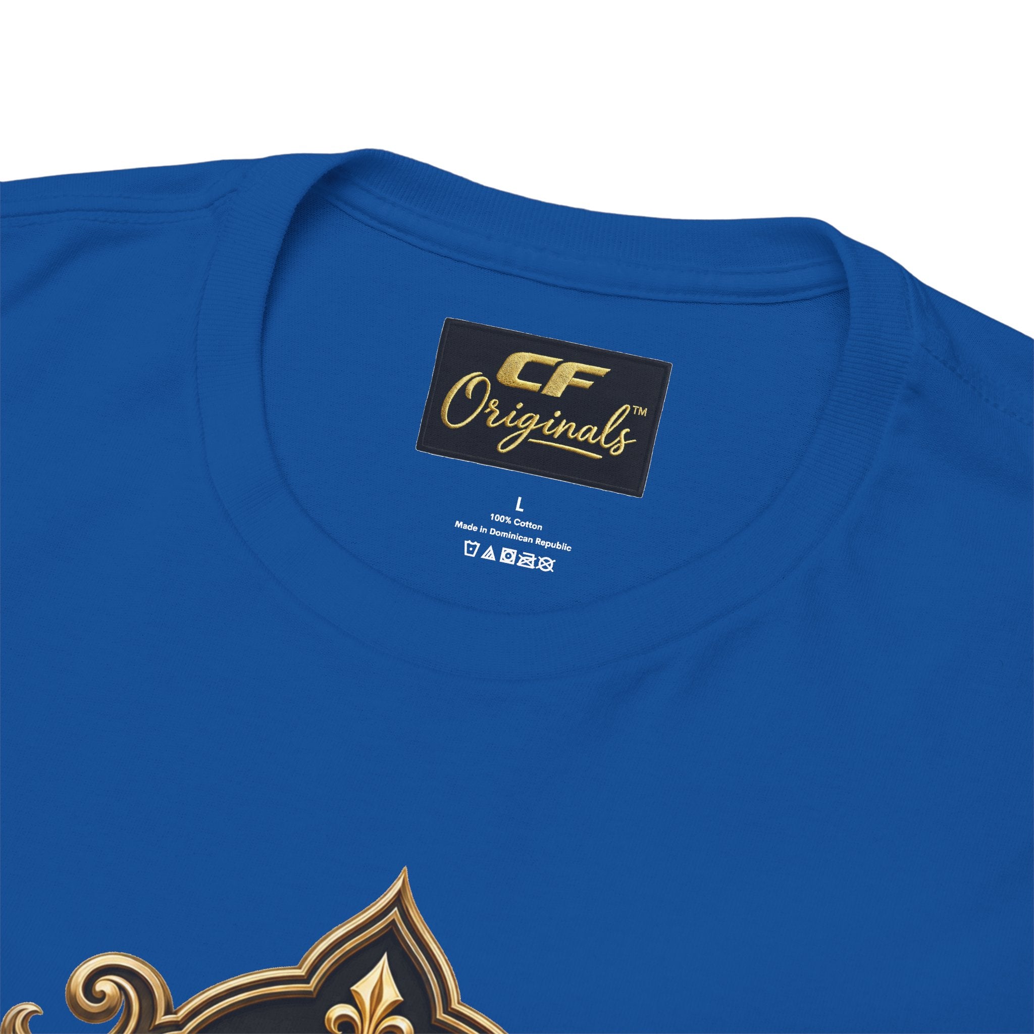 Lion Crest Tee — "Mane Line Auto" Vintage Heraldic Graphic Shirt
