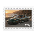 Sports Car Puzzle — Coastal Sunset 26 Stamp Design (Jigsaw with Tin)