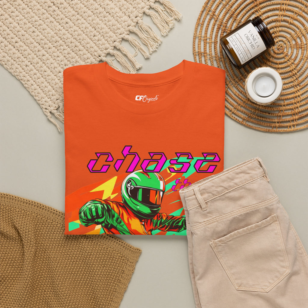 Racing Driver Graphic Tee — "Chase the Apex" Motorsport T‑Shirt