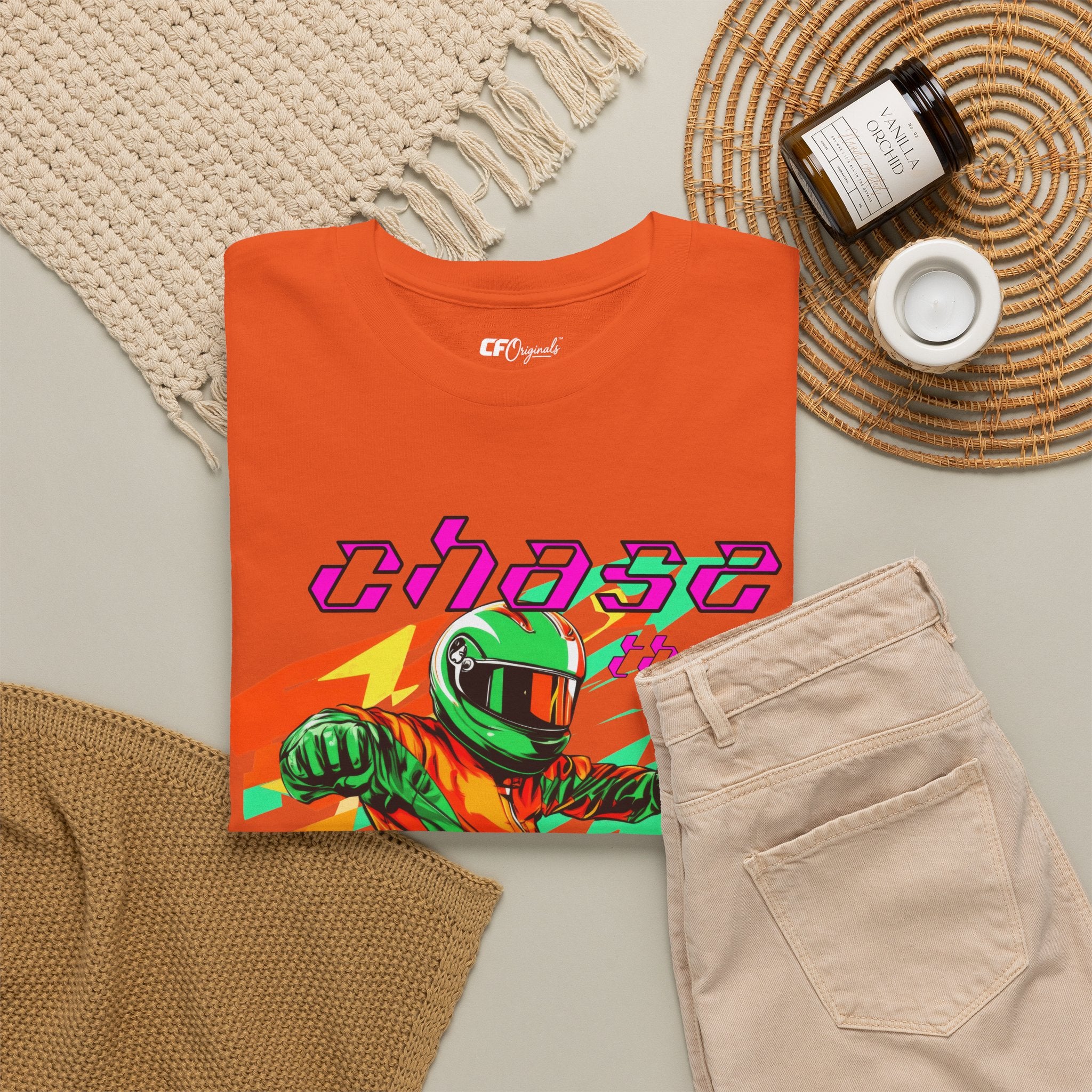 Racing Driver Graphic Tee — "Chase the Apex" Motorsport T‑Shirt