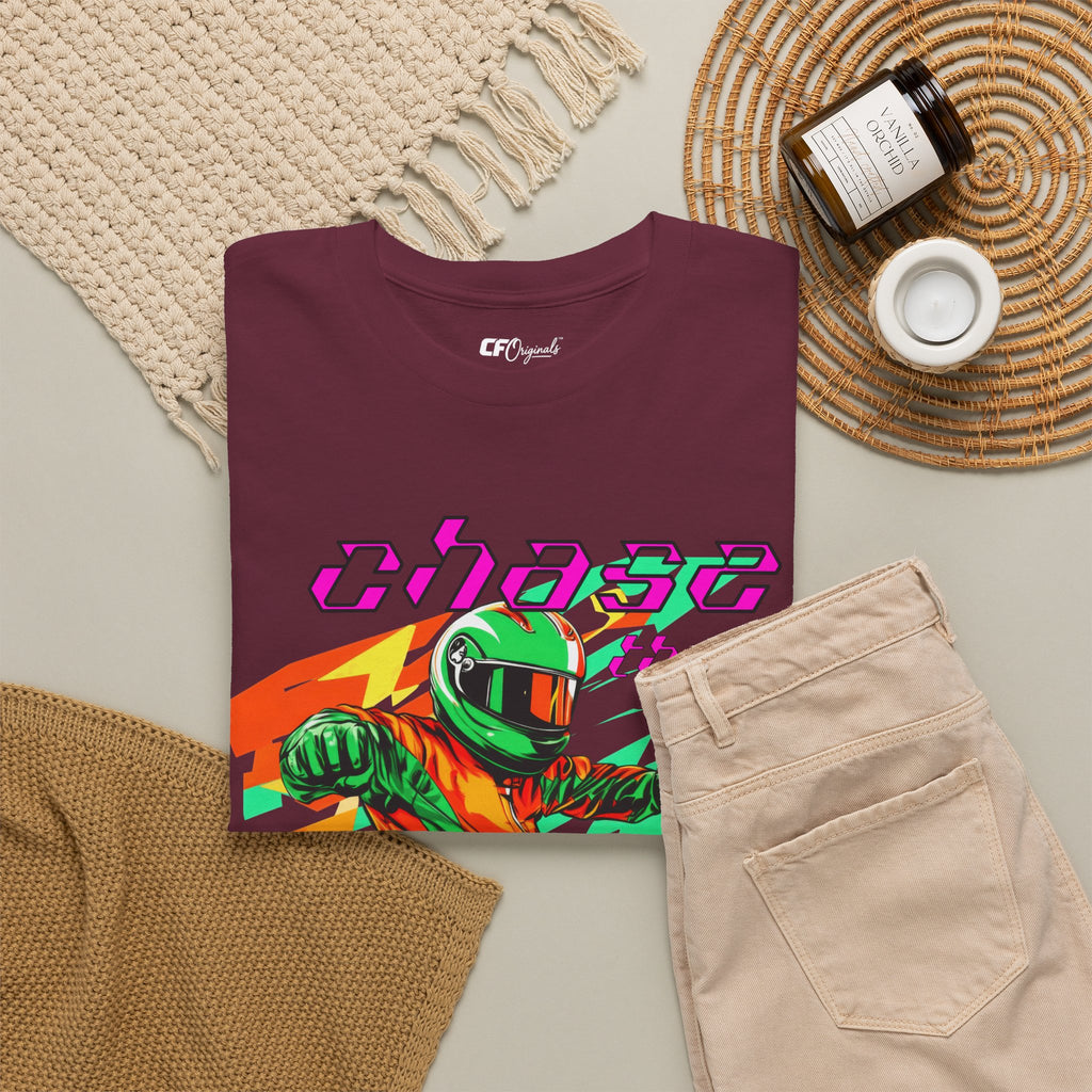 Racing Driver Graphic Tee — "Chase the Apex" Motorsport T‑Shirt