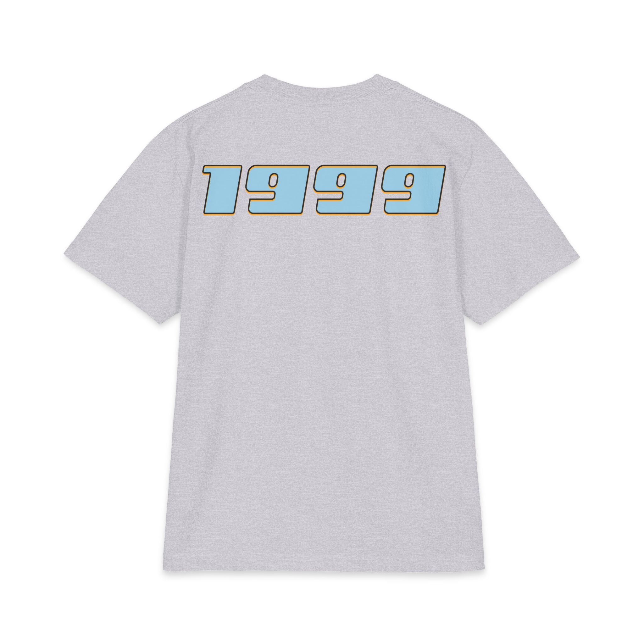 Classic Custom Mini-Truck Tee — Blue and Gold Graphic T-Shirt