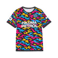 Paloma Petrol Neon Camo Racing Jersey — Men's Motorsport Sports Tee