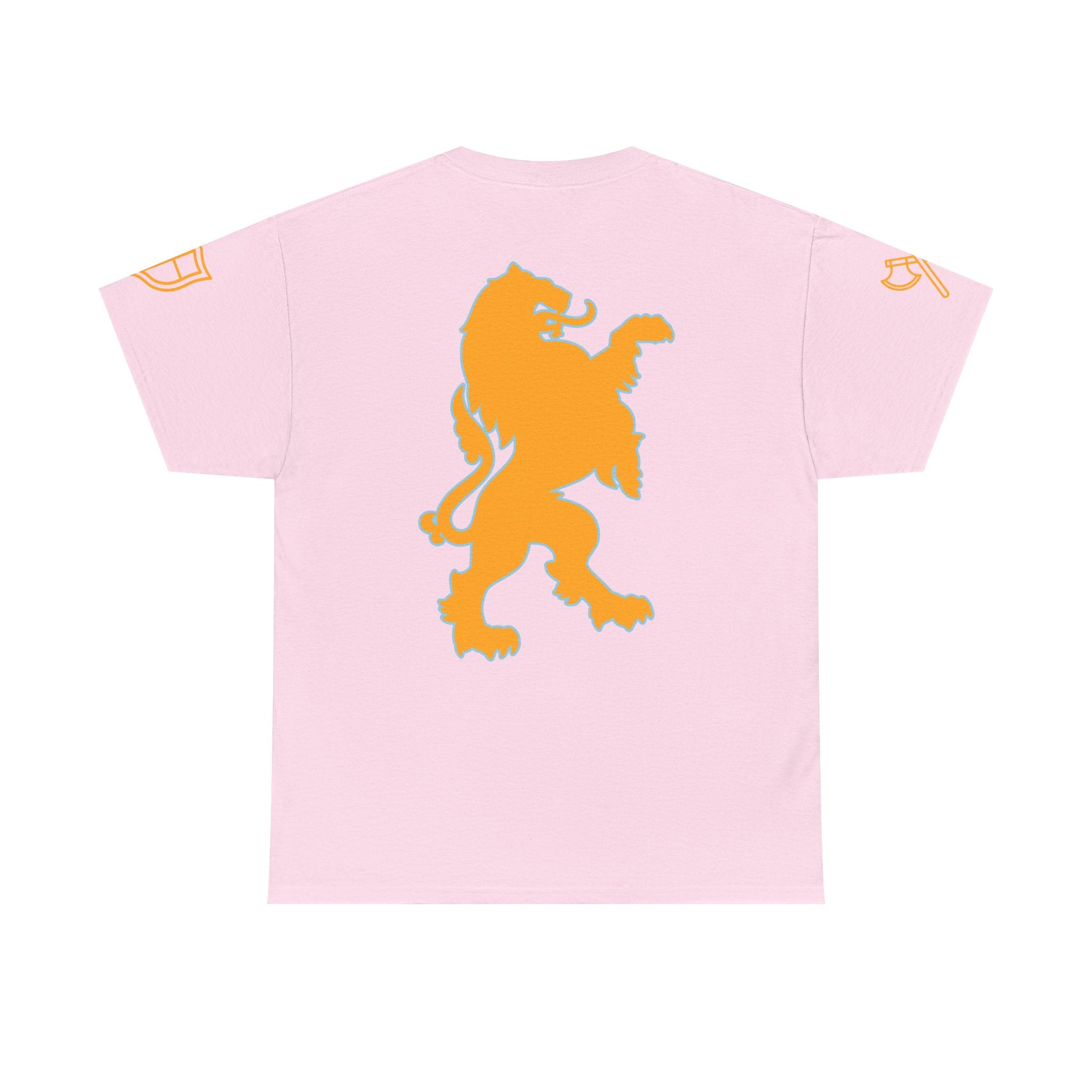 Lion Crest Tee — "Mane Line Auto" Vintage Heraldic Graphic Shirt