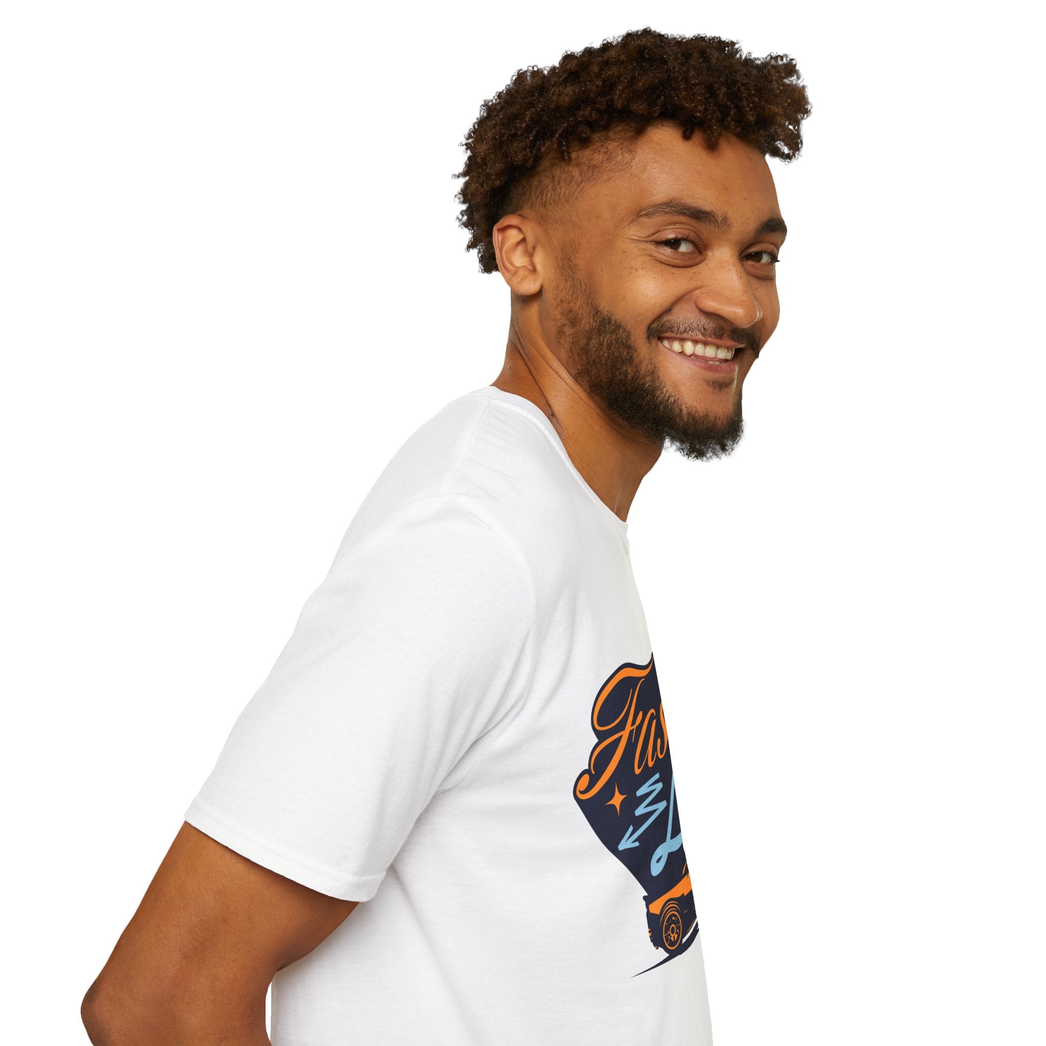 Fast Lane T-Shirt — Retro Racing Car Graphic Tee