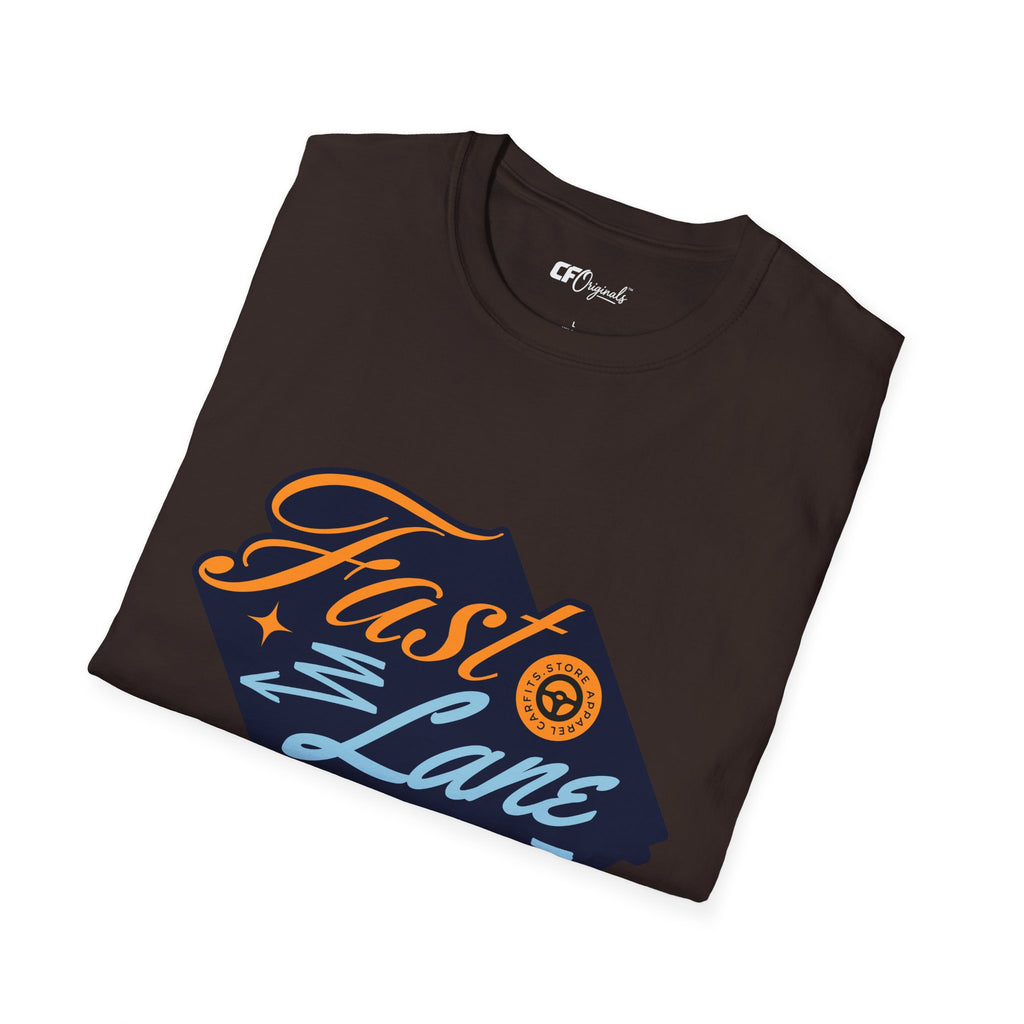 Fast Lane T-Shirt — Retro Racing Car Graphic Tee