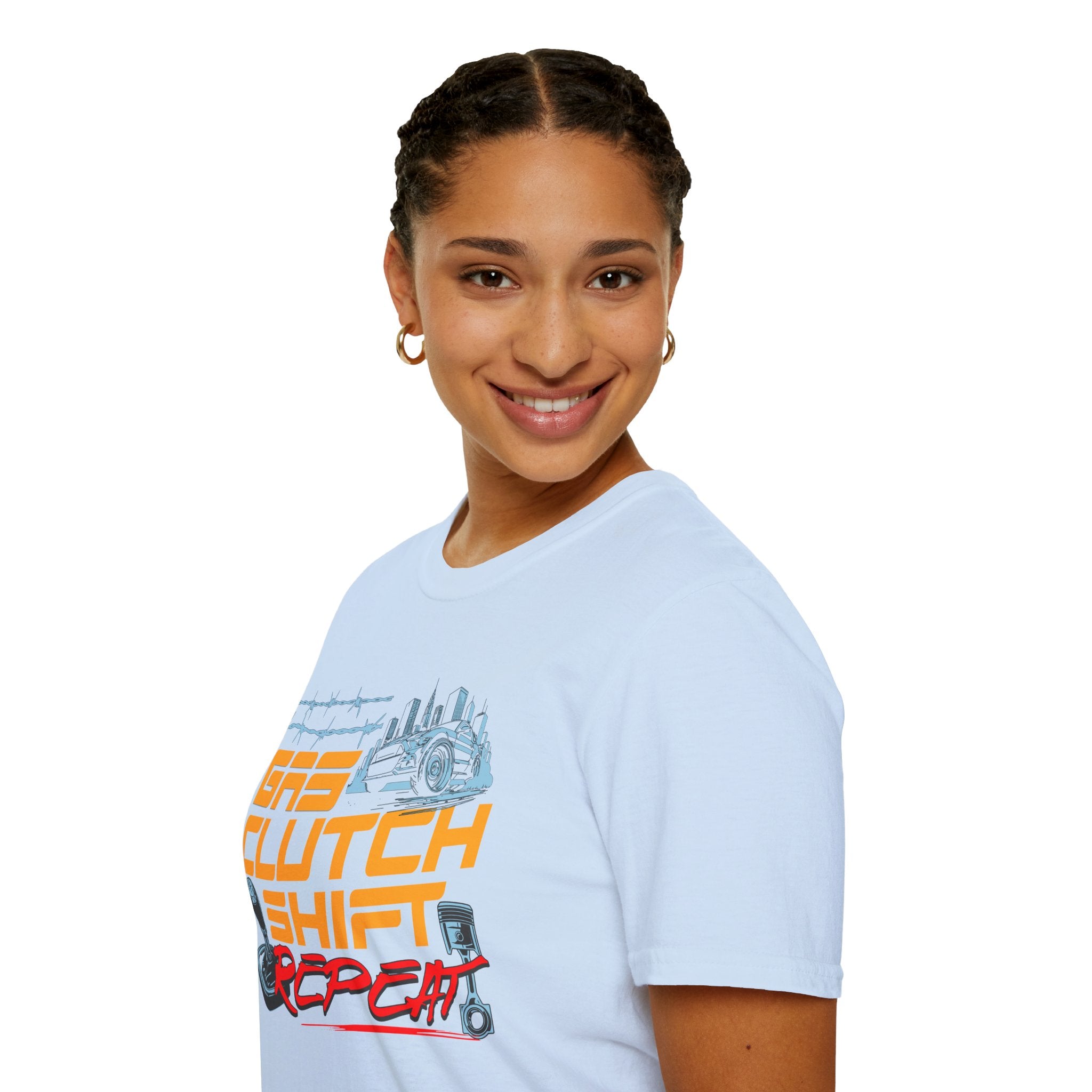 Gas Clutch Shift Tee — Racing Graphic T-Shirt