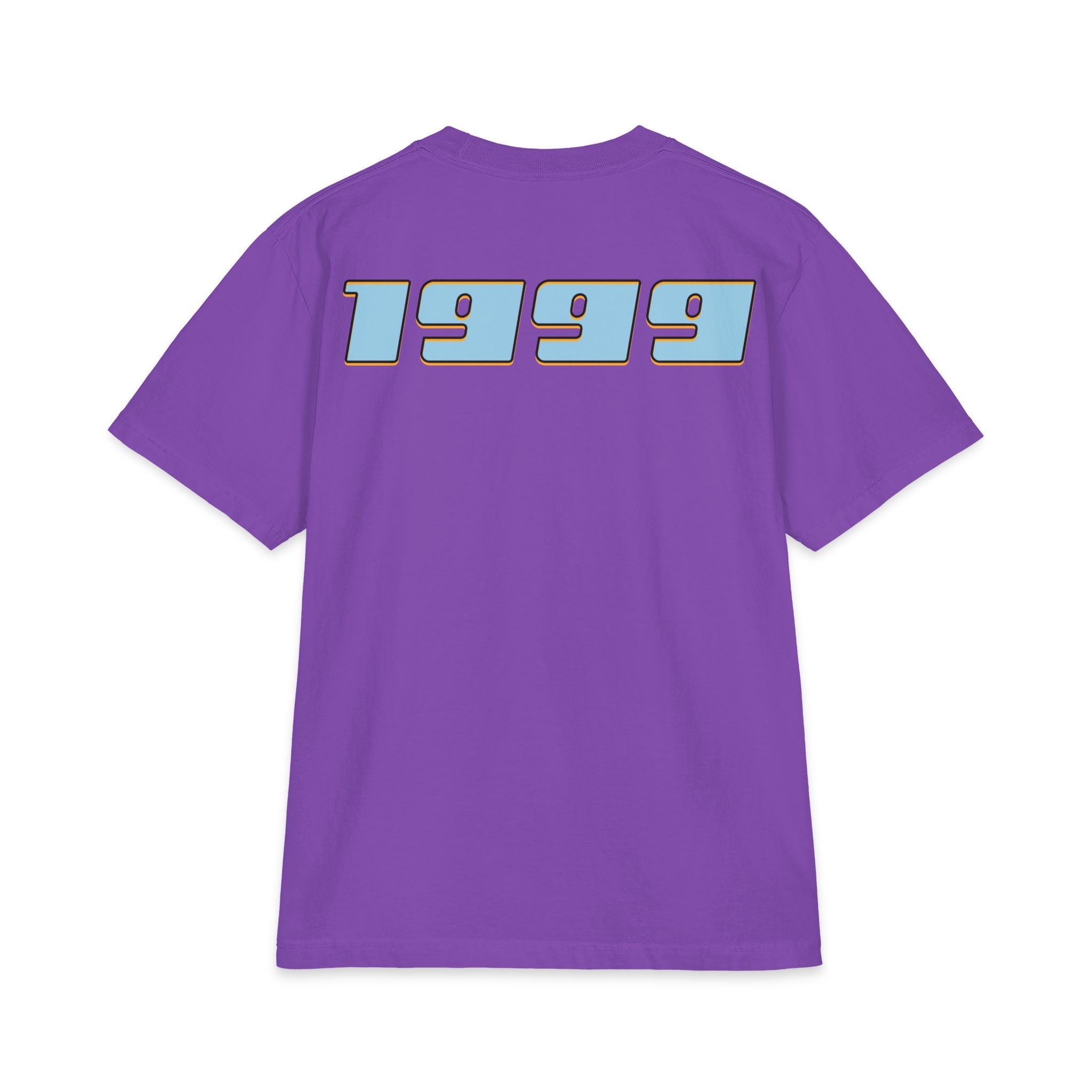 Classic Custom Mini-Truck Tee — Blue and Gold Graphic T-Shirt