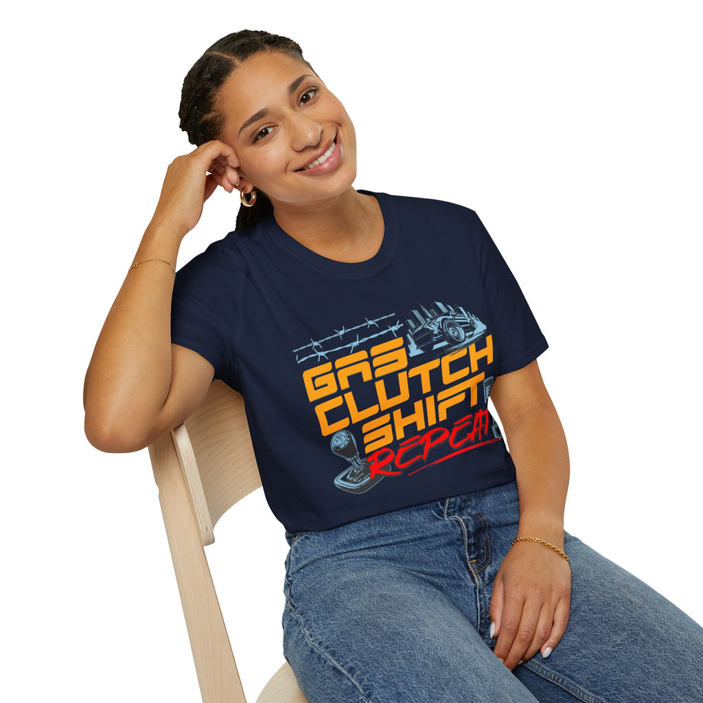 Gas Clutch Shift Tee — Racing Graphic T-Shirt