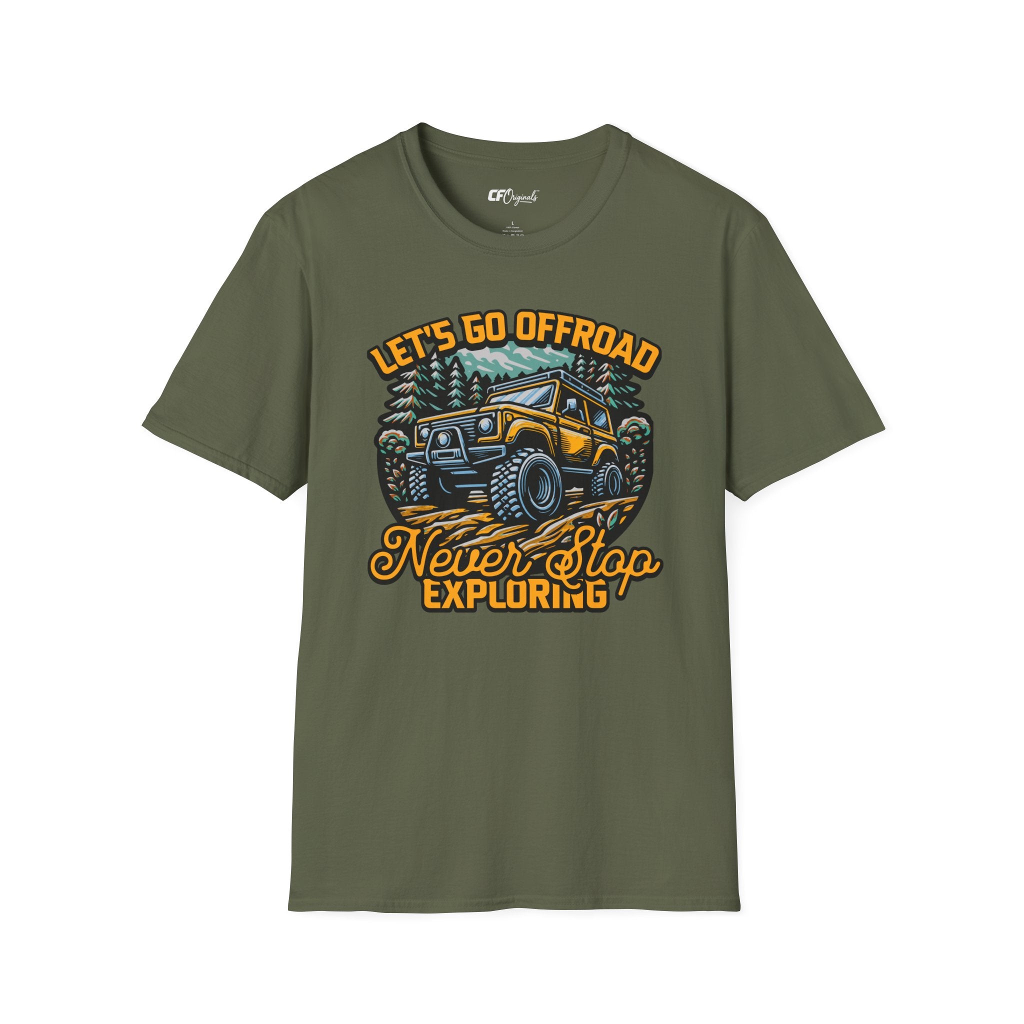 Offroad Adventure T‑Shirt — "Let's Go Offroad" Graphic Tee