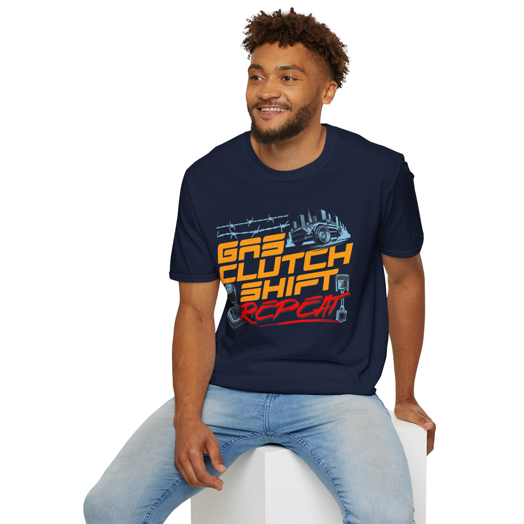 Gas Clutch Shift Tee — Racing Graphic T-Shirt