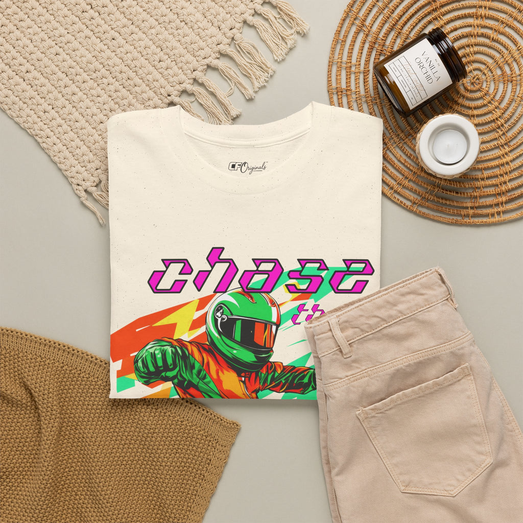 Racing Driver Graphic Tee — "Chase the Apex" Motorsport T‑Shirt