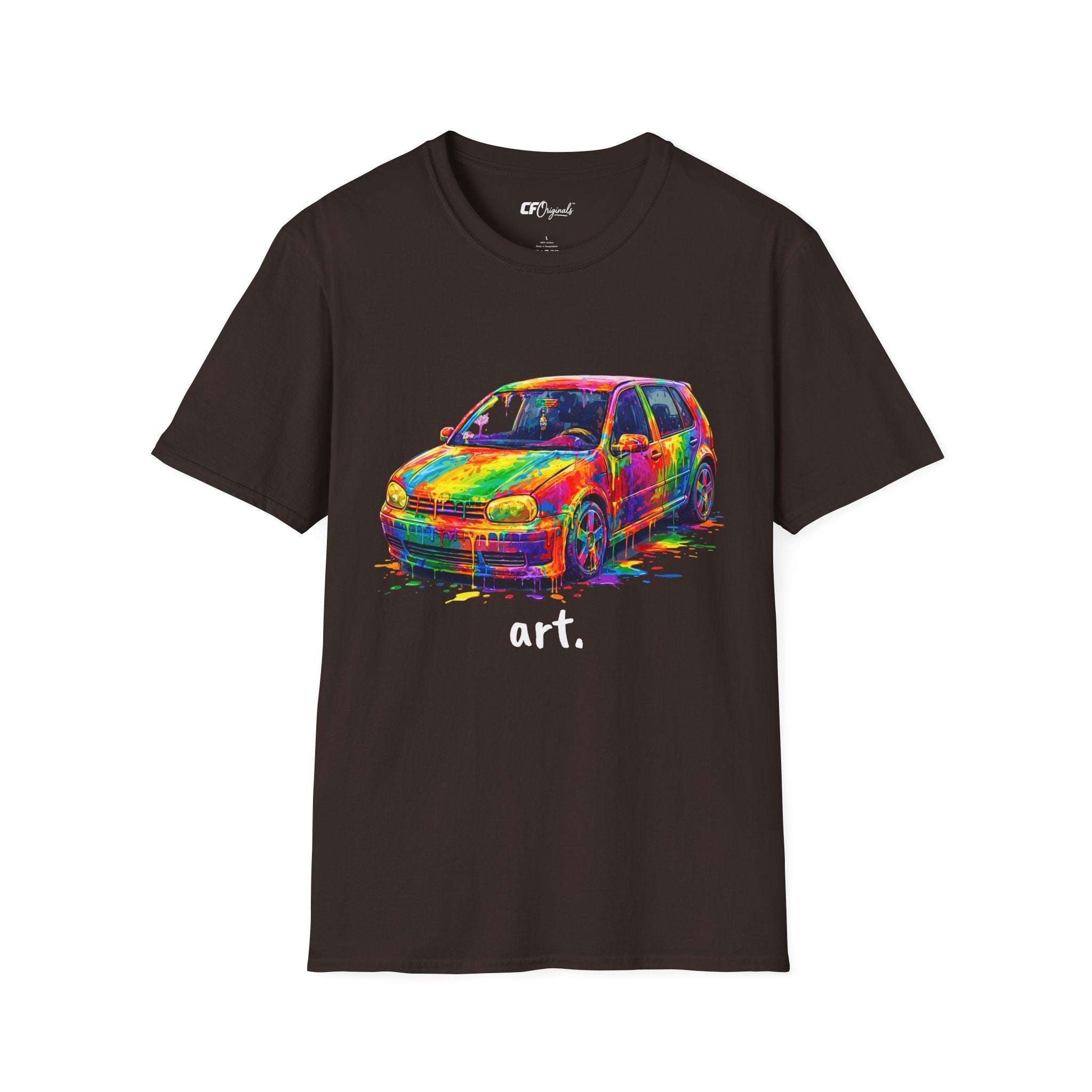 Colorful Hatchback Art Car T-Shirt