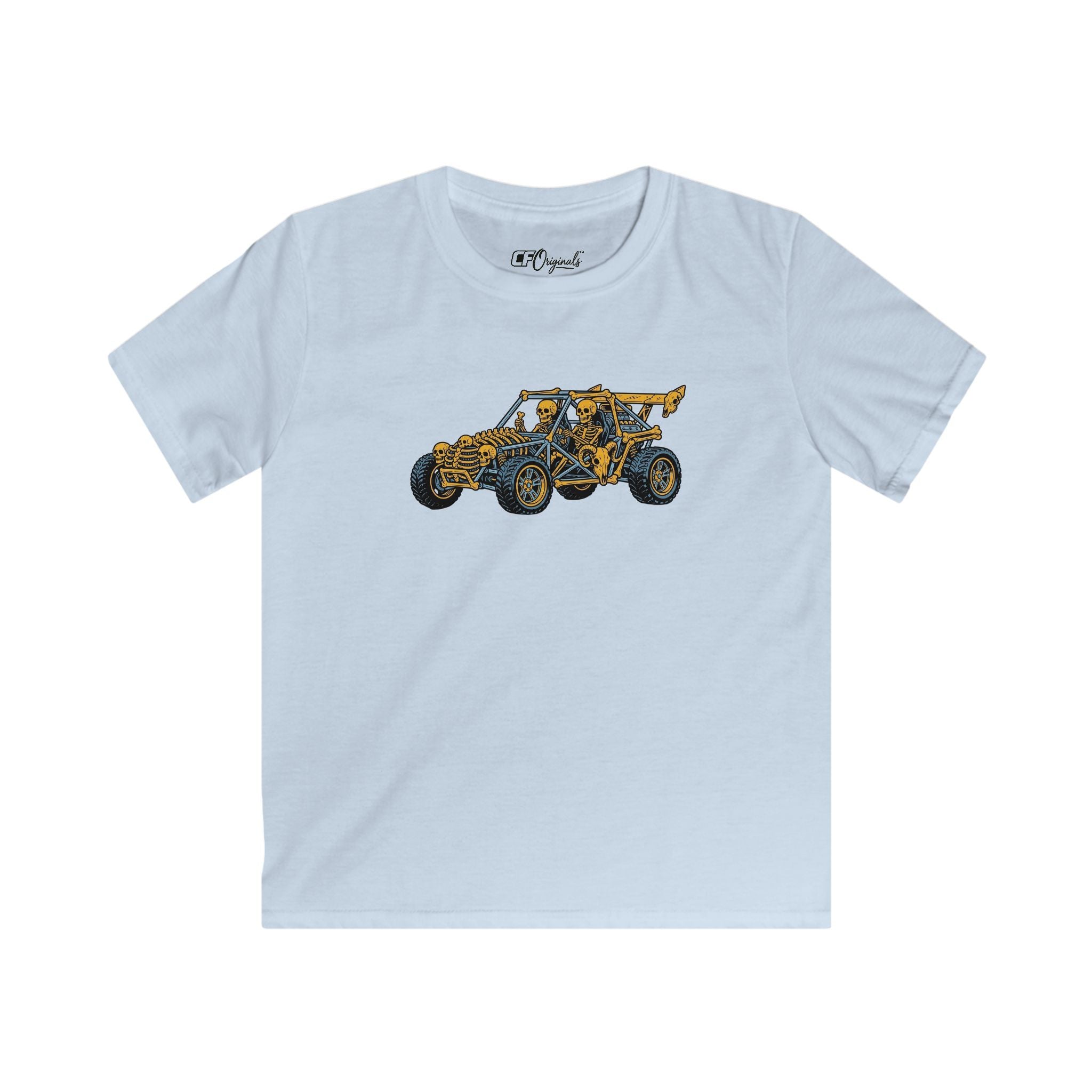 Kids Ribcage Racer Dune Buggy Tee — Off-Road Adventure Graphic Shirt