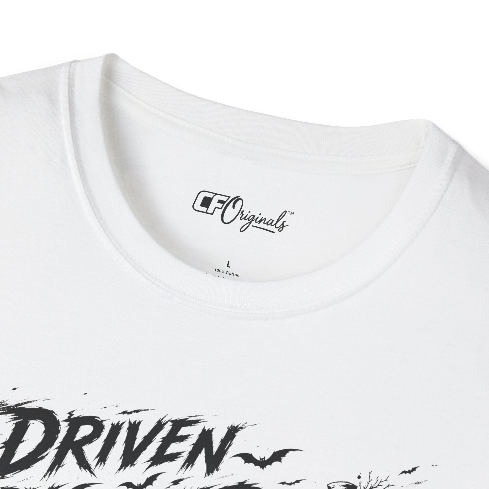 Driven By Fear T‑Shirt — Horror Sports Car Graphic Tee