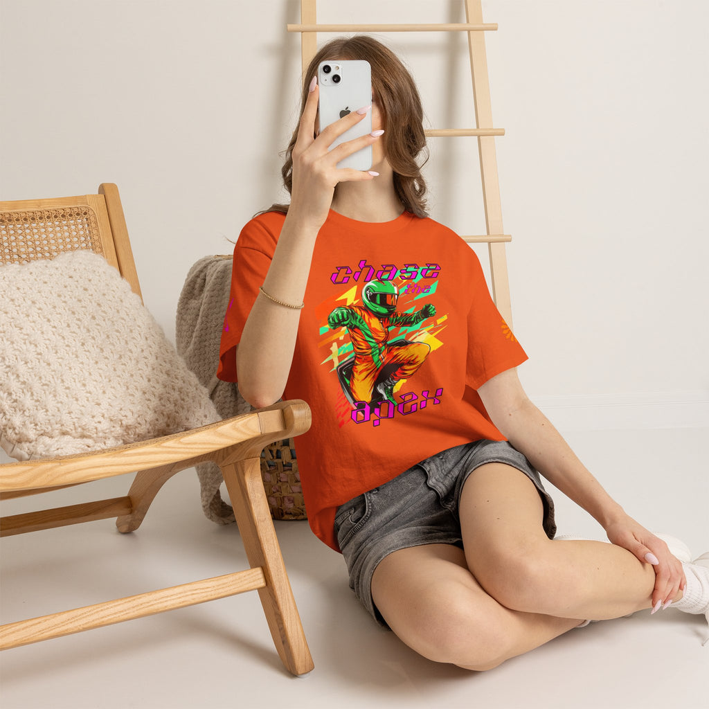 Racing Driver Graphic Tee — "Chase the Apex" Motorsport T‑Shirt