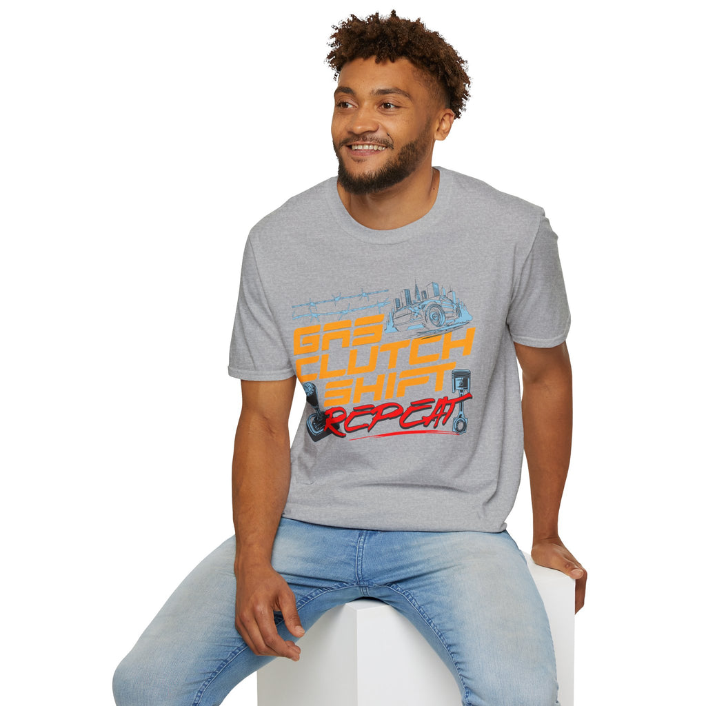 Gas Clutch Shift Tee — Racing Graphic T-Shirt