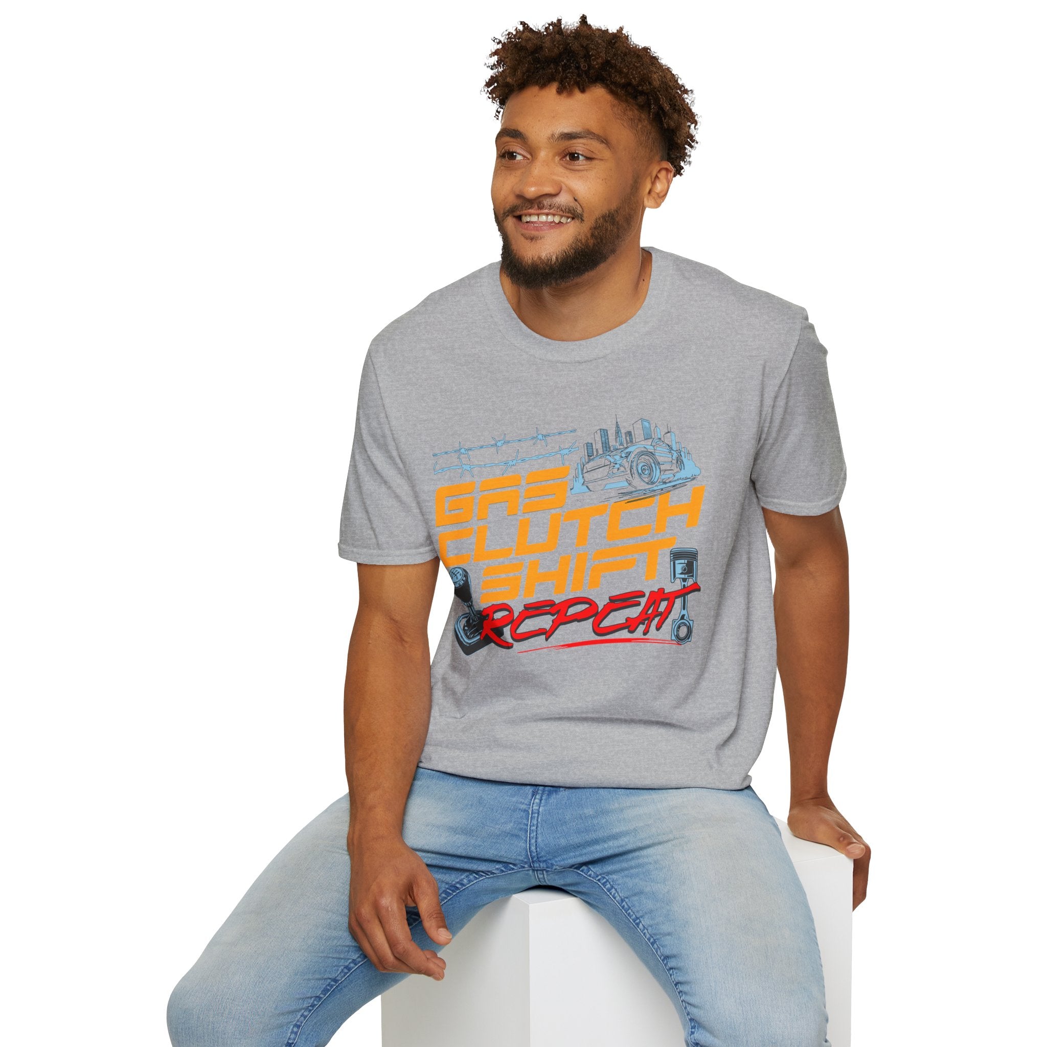 Gas Clutch Shift Tee — Racing Graphic T-Shirt