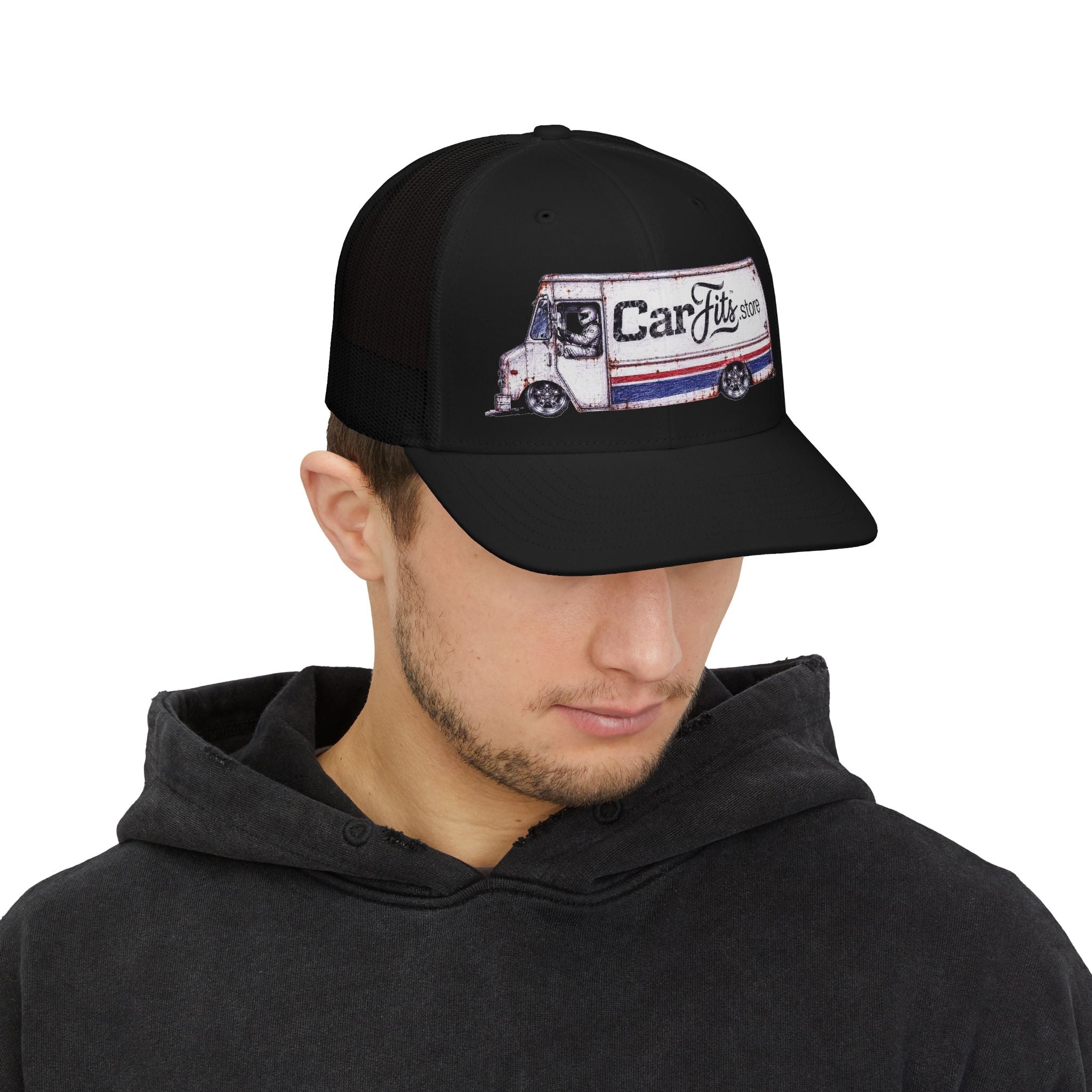 CarFits Vintage Delivery Truck Snapback Trucker Cap