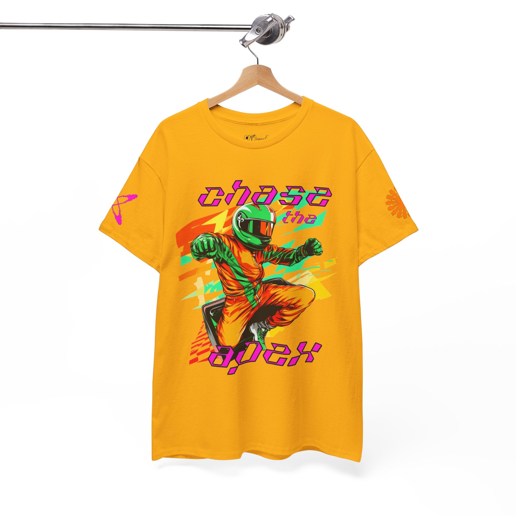 Racing Driver Graphic Tee — "Chase the Apex" Motorsport T‑Shirt
