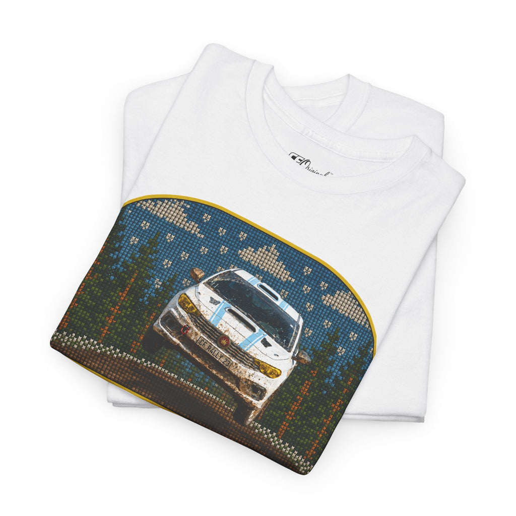 Forest Rally T‑Shirt – 'The Forest Is a Place of Magic' Cross-stitched Style Graphic