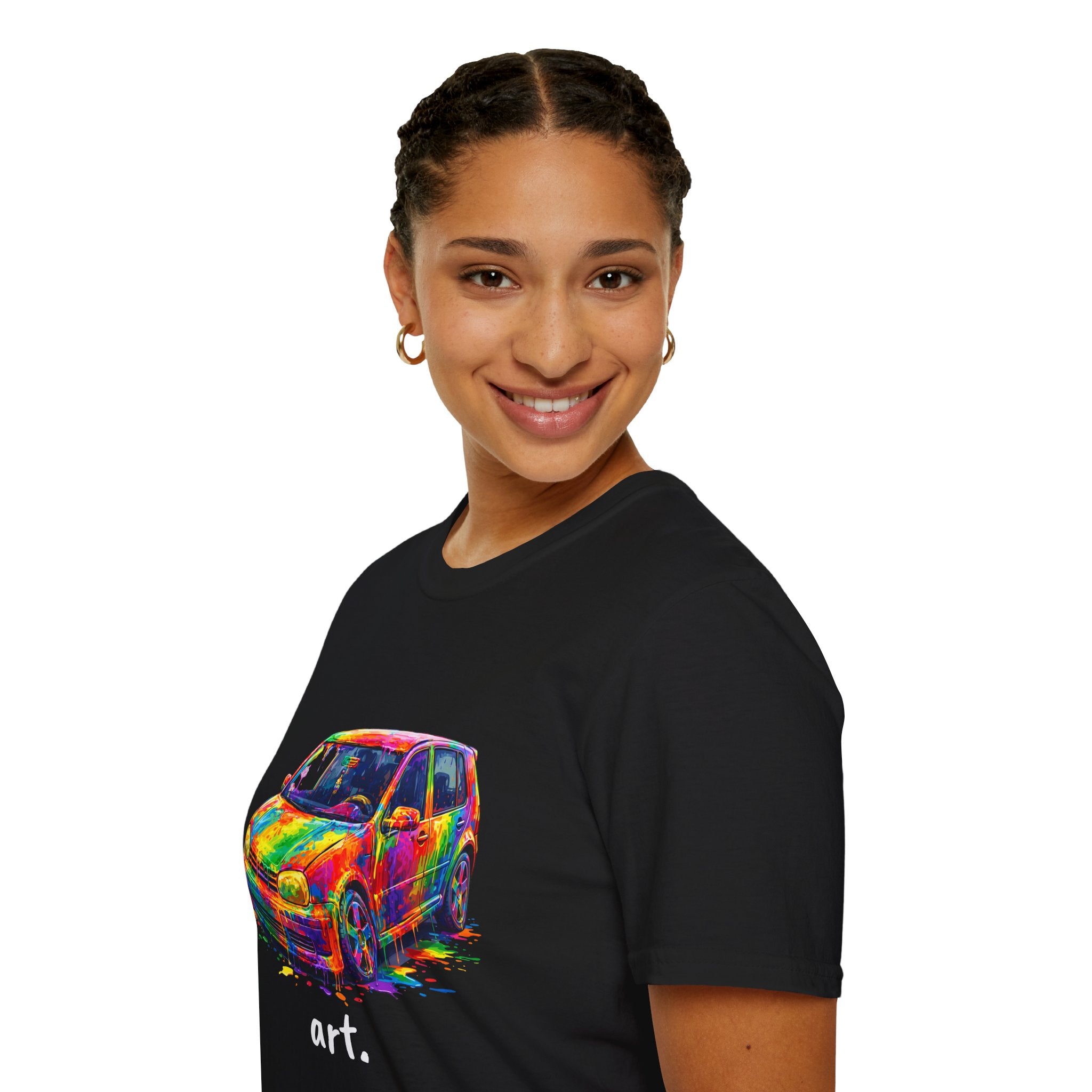 Colorful Hatchback Art Car T-Shirt