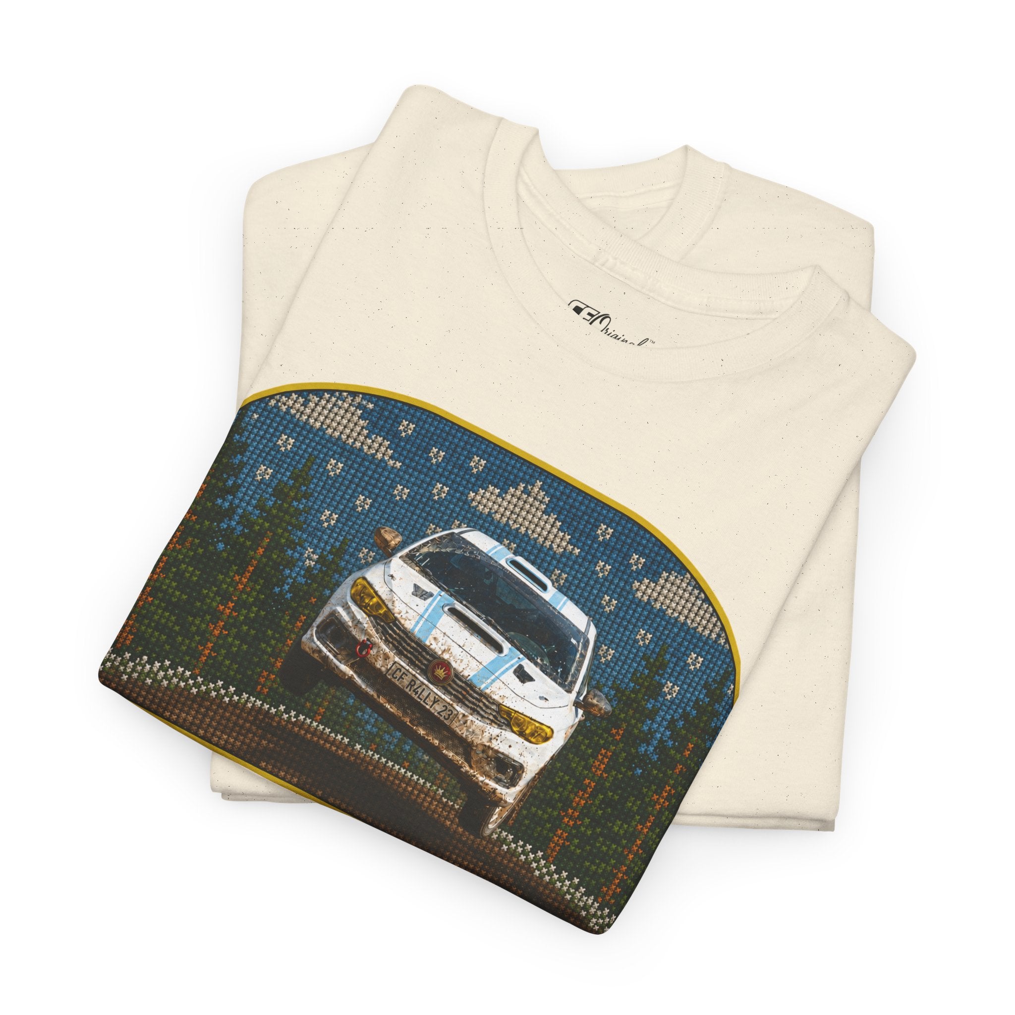 Forest Rally T‑Shirt – 'The Forest Is a Place of Magic' Cross-stitched Style Graphic
