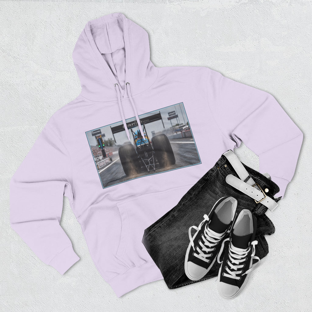 Racing Dragster Hoodie — "Land of 10,000HP" Fleece Pullover