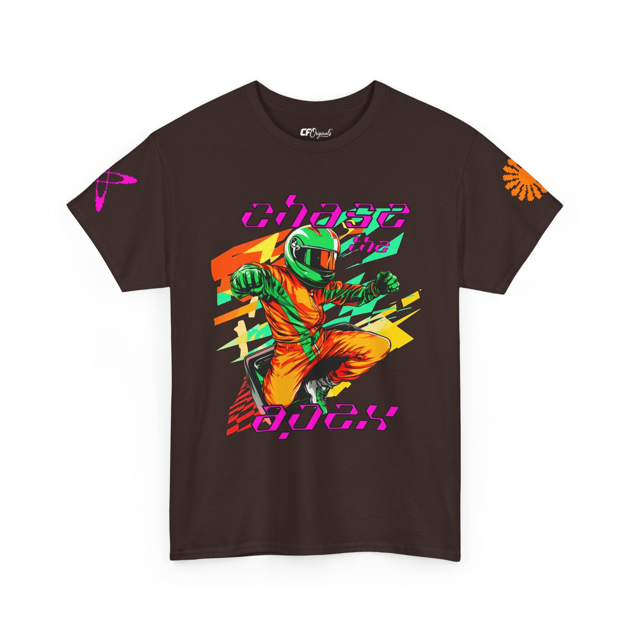Racing Driver Graphic Tee — "Chase the Apex" Motorsport T‑Shirt