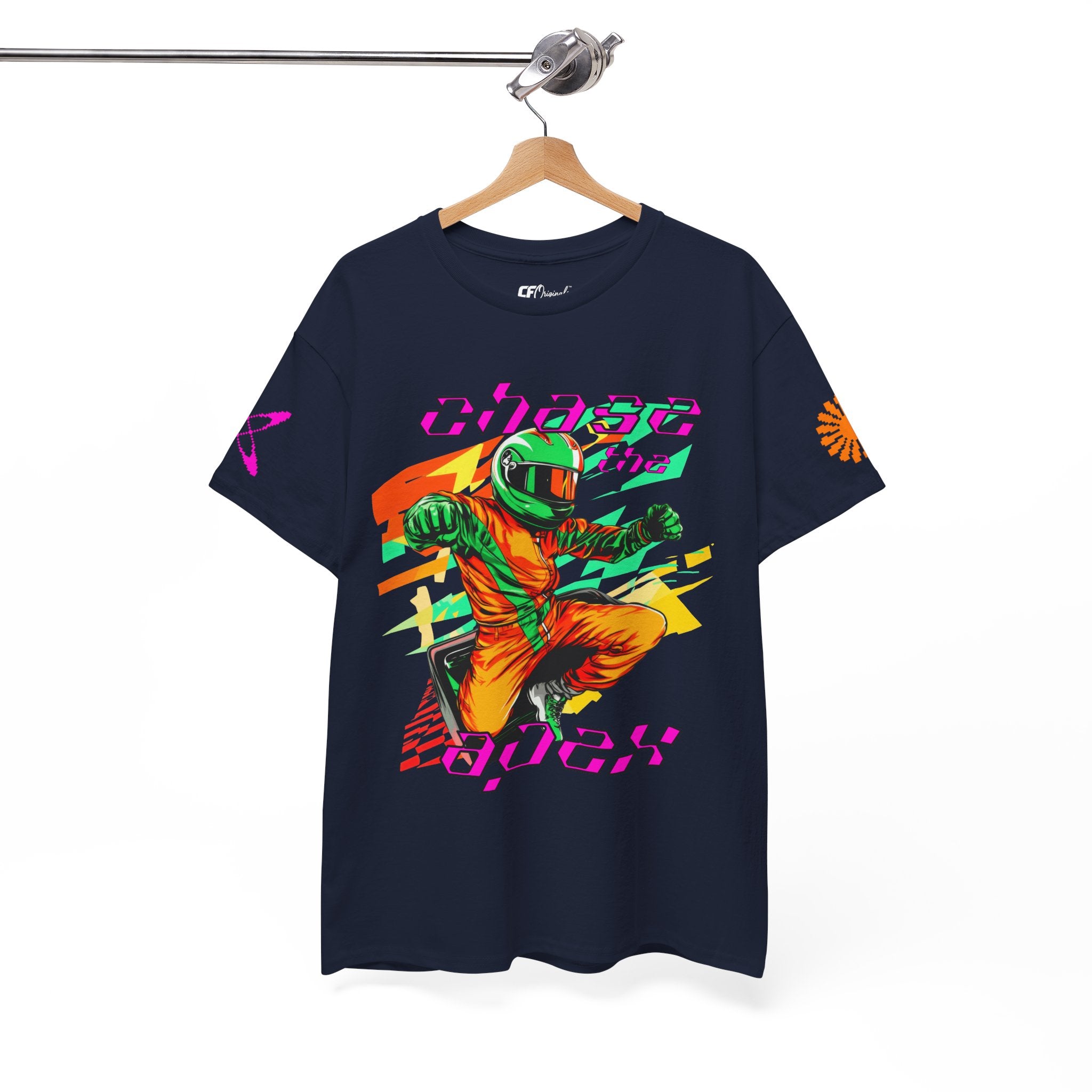 Racing Driver Graphic Tee — "Chase the Apex" Motorsport T‑Shirt