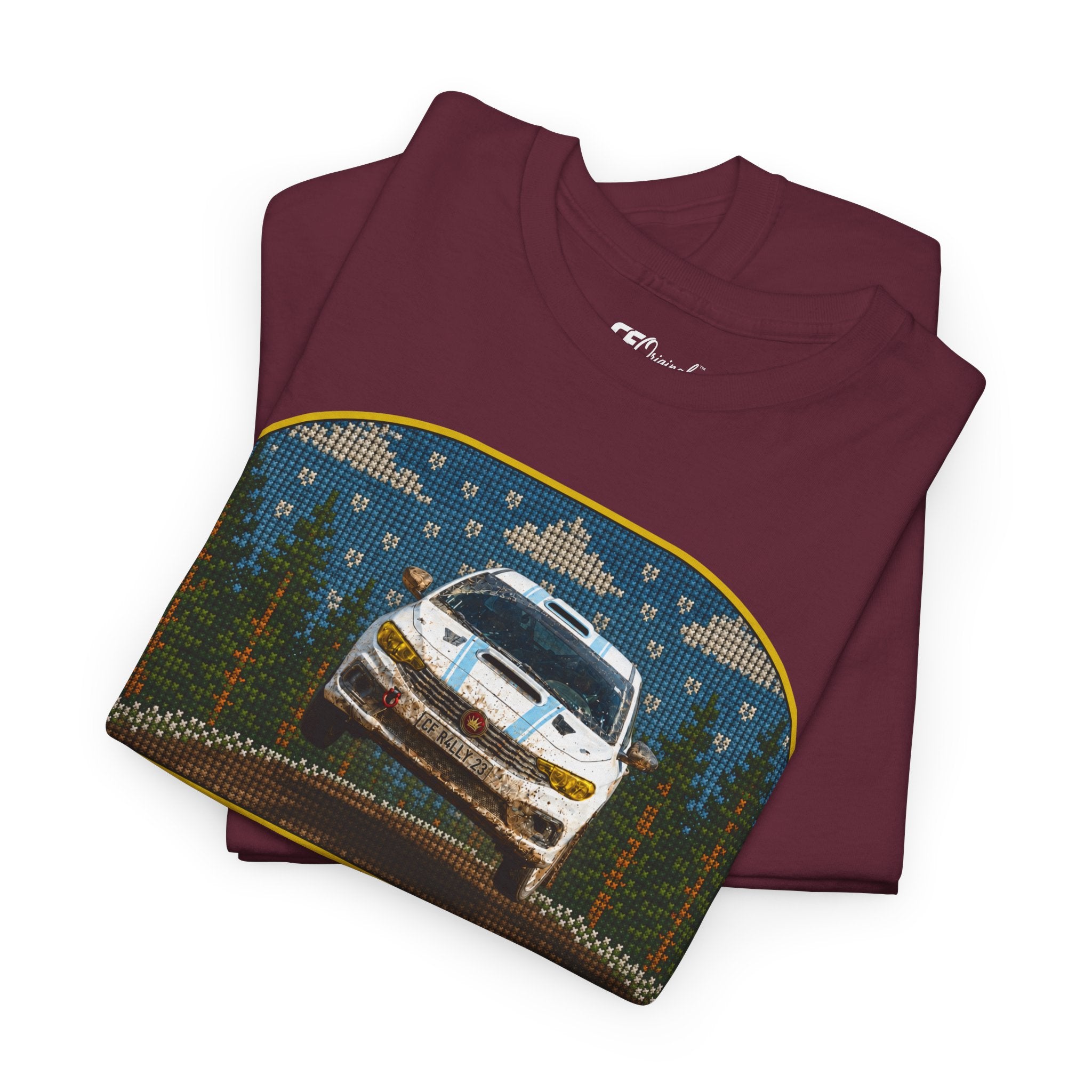 Forest Rally T‑Shirt – 'The Forest Is a Place of Magic' Cross-stitched Style Graphic