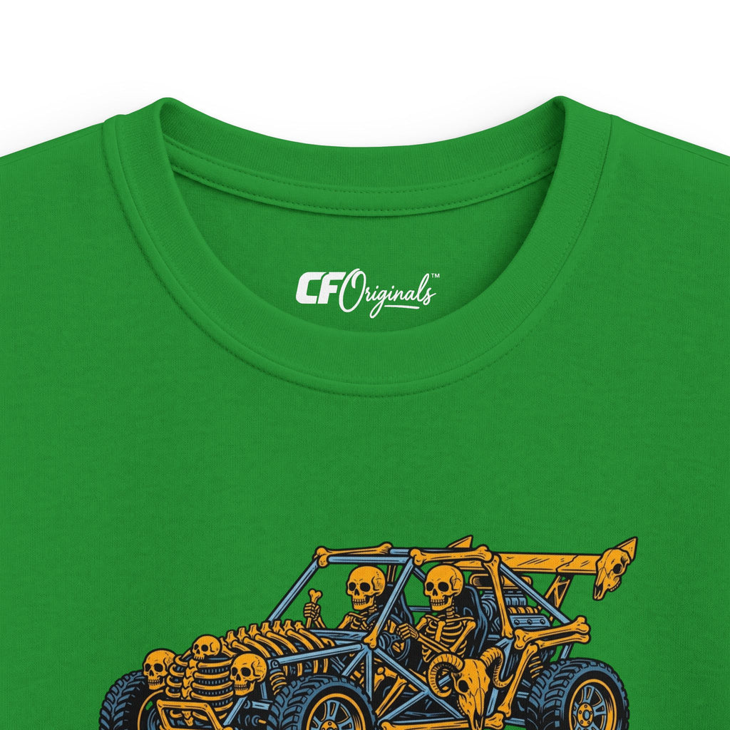 Kids Ribcage Racer Dune Buggy Tee — Off-Road Adventure Graphic Shirt