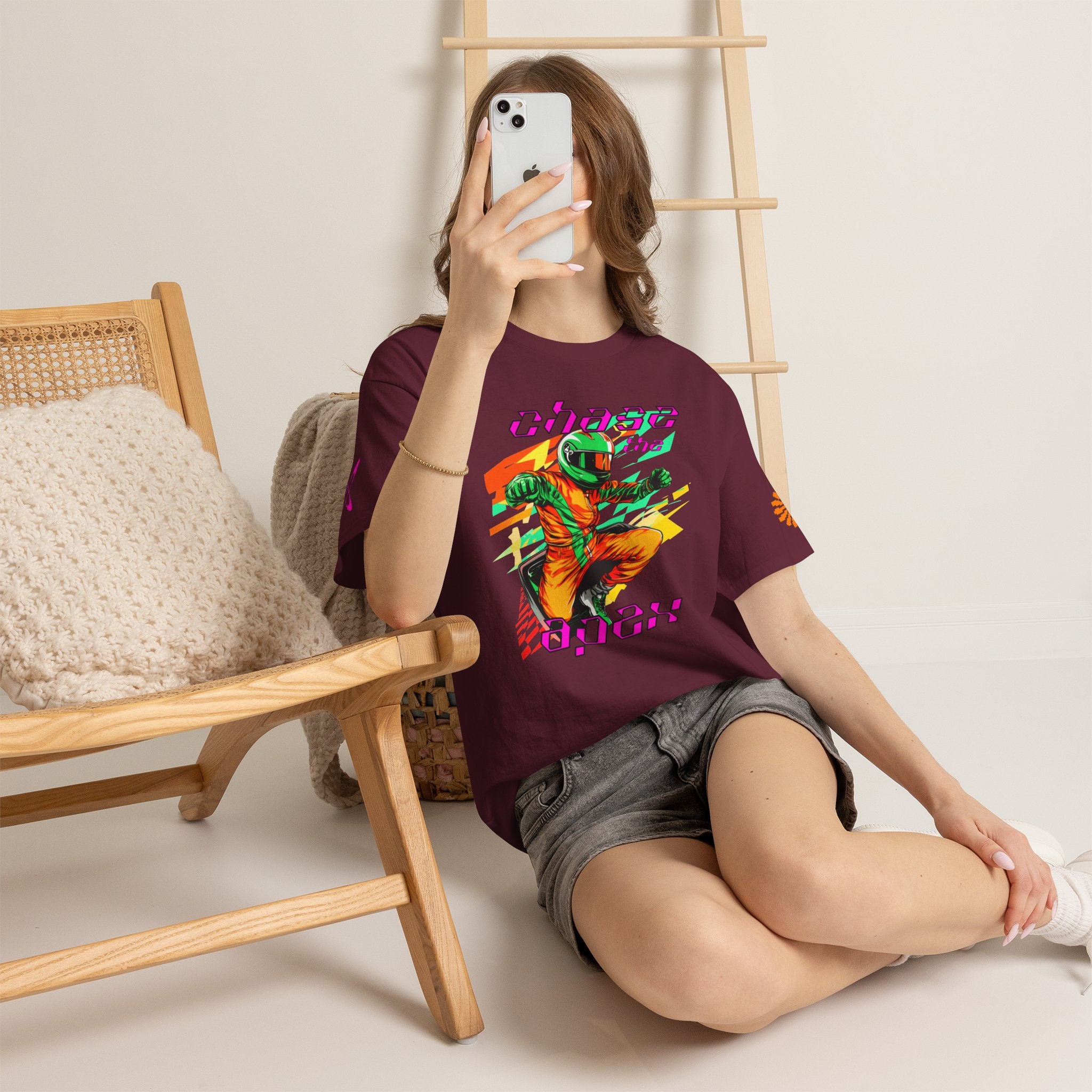 Racing Driver Graphic Tee — "Chase the Apex" Motorsport T‑Shirt