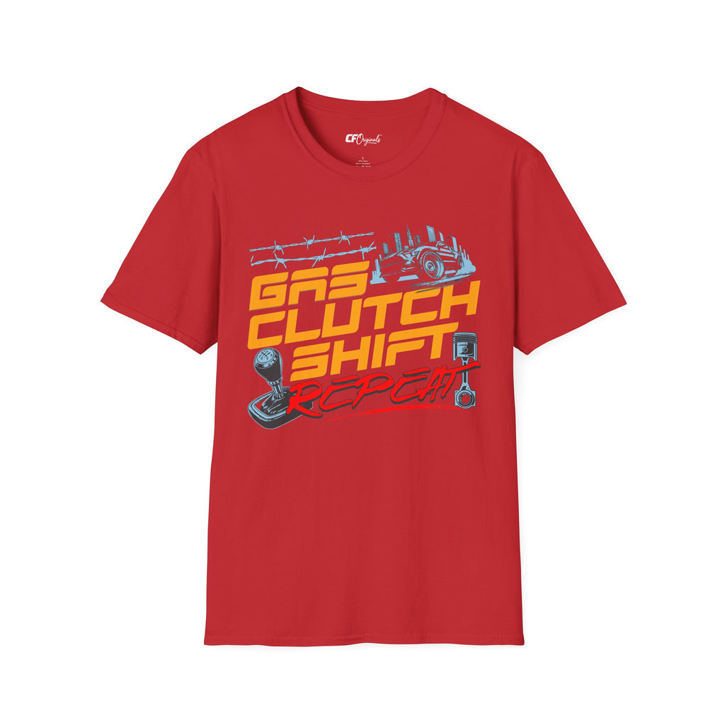 Gas Clutch Shift Tee — Racing Graphic T-Shirt