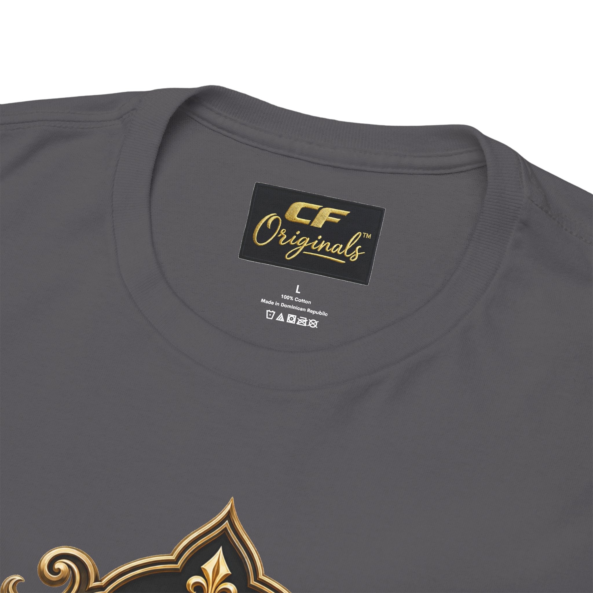 Lion Crest Tee — "Mane Line Auto" Vintage Heraldic Graphic Shirt