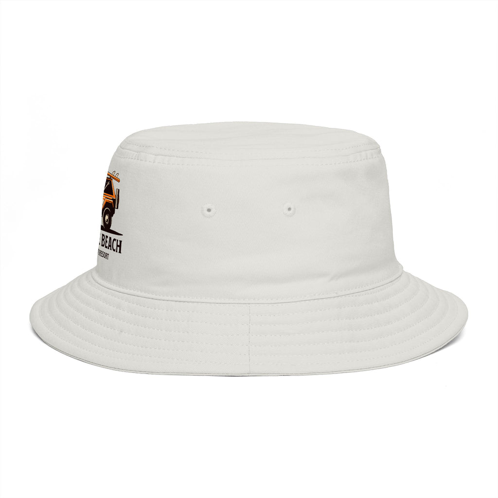 Paradise Beach Surf Buggy Bucket Hat — Vintage Beach Vacation Sun Hat