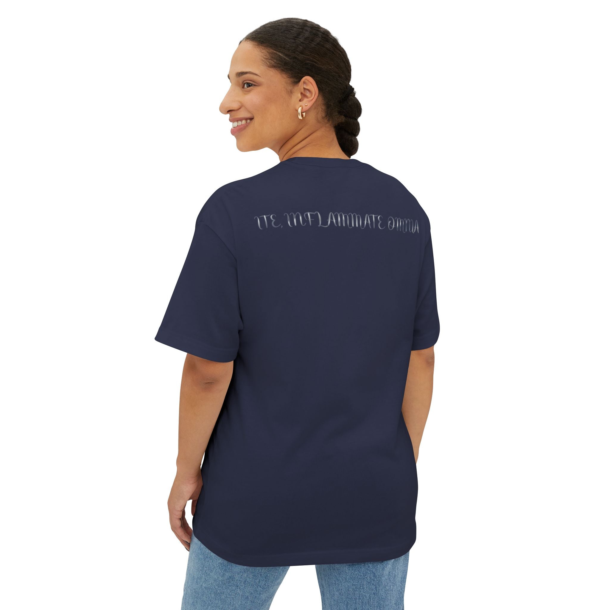 Neon Eye Boxy Tee — Retro Roadside Art Graphic Tee