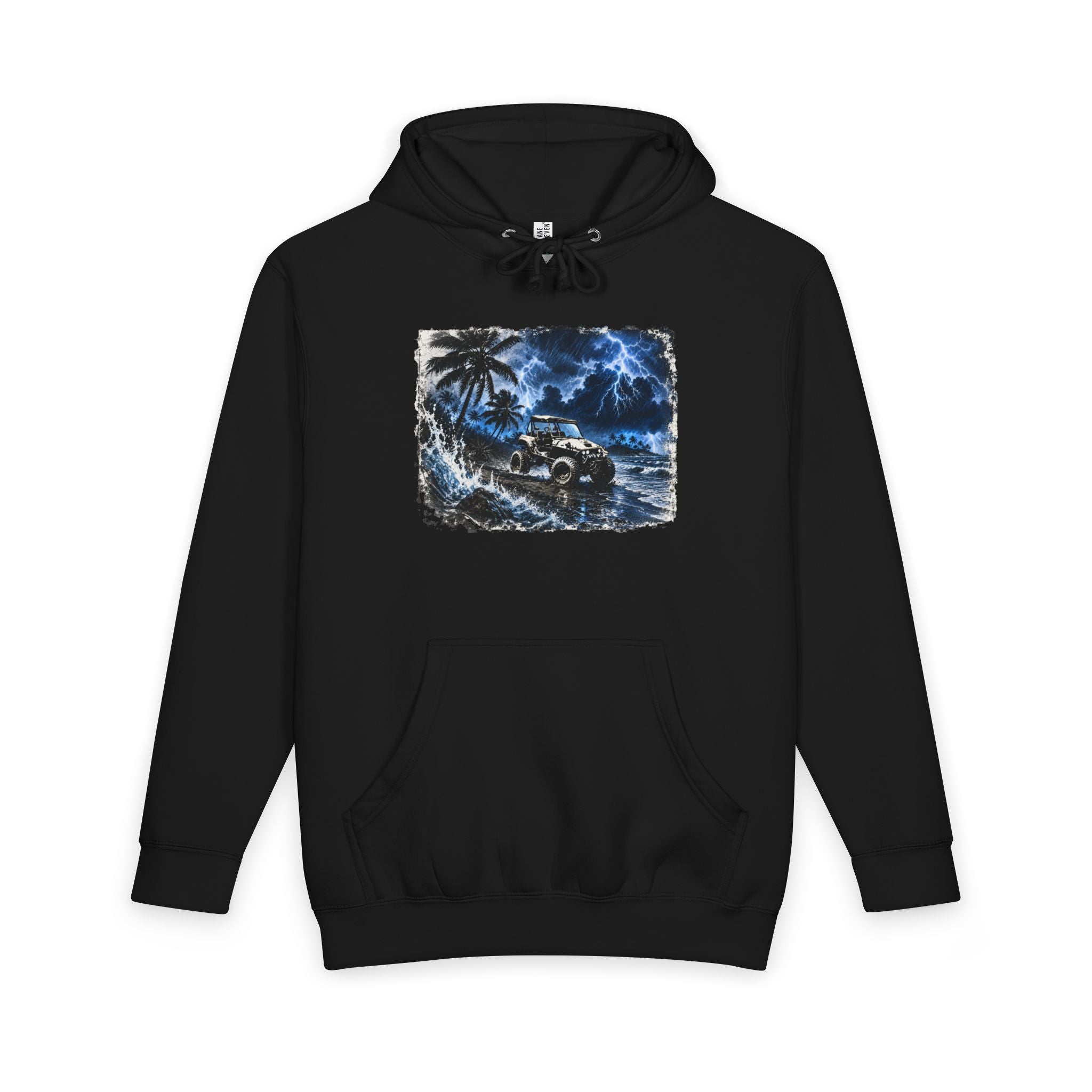 Stormy Night UTV Hoodie — Lightning Graphic Hoodie
