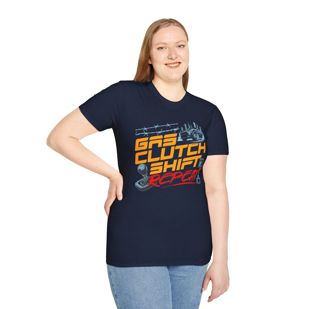 Gas Clutch Shift Tee — Racing Graphic T-Shirt