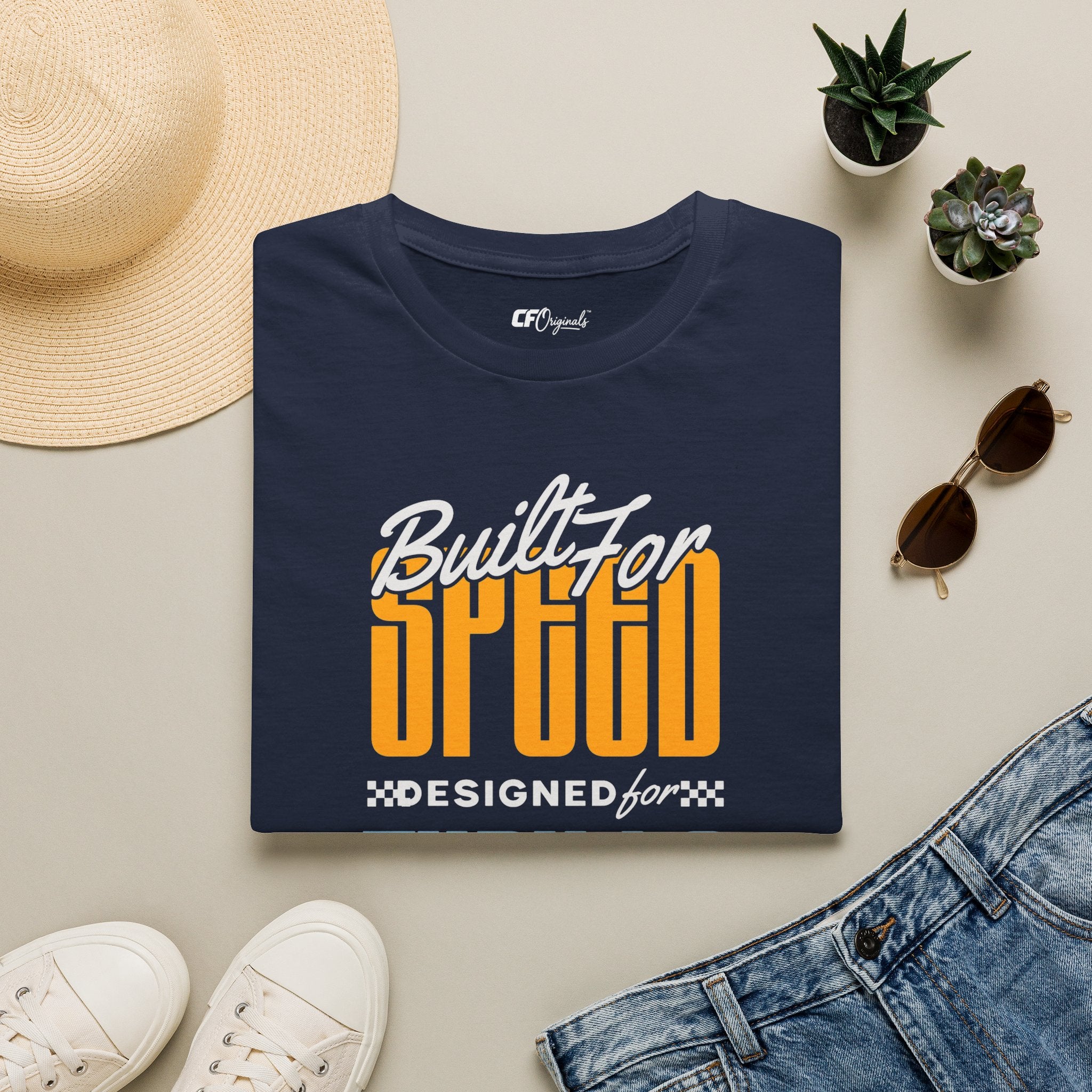Built for Speed T-Shirt — Racing Car Graphic Tee