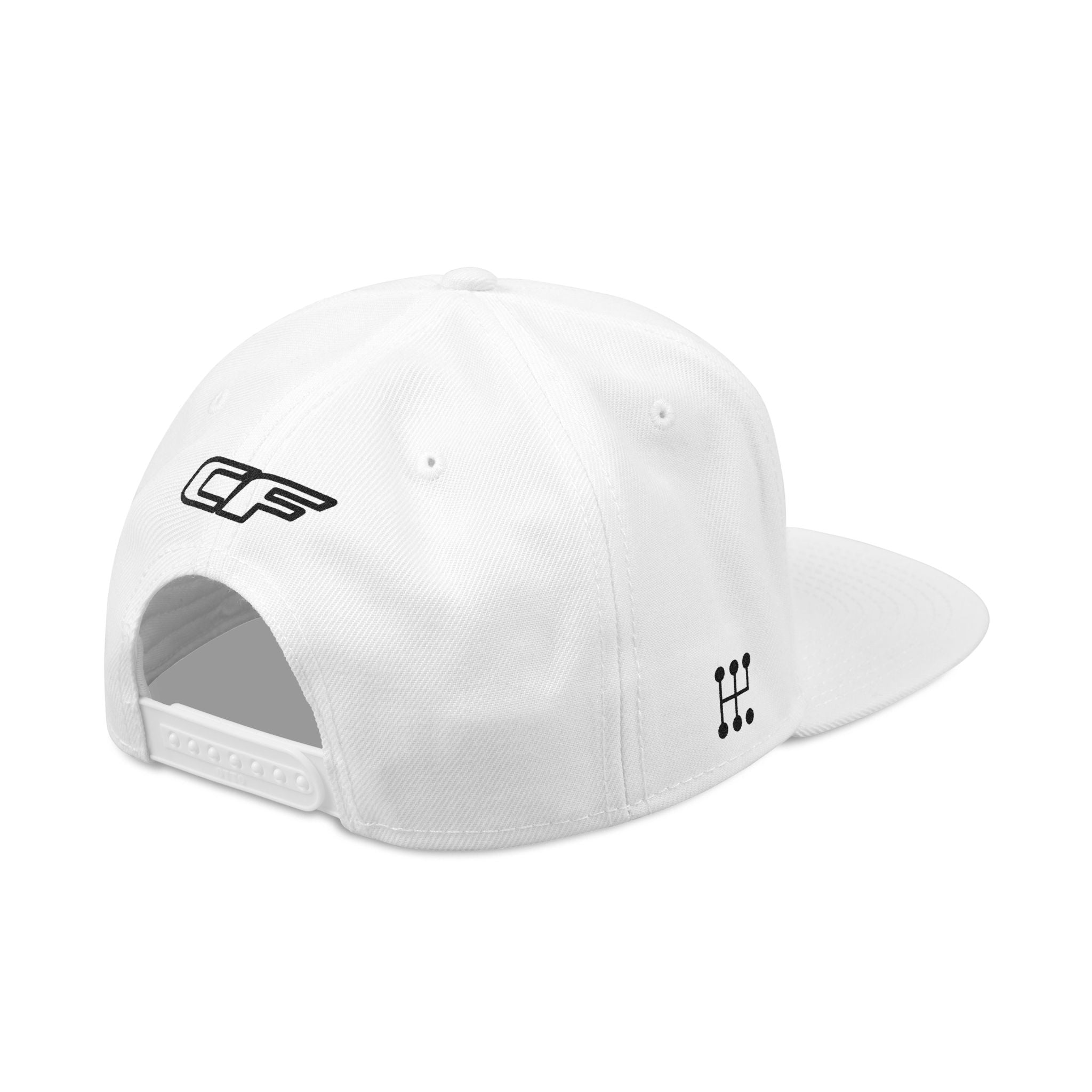 Embroidered 'Shift' Snapback Hat — Motorsport Logos