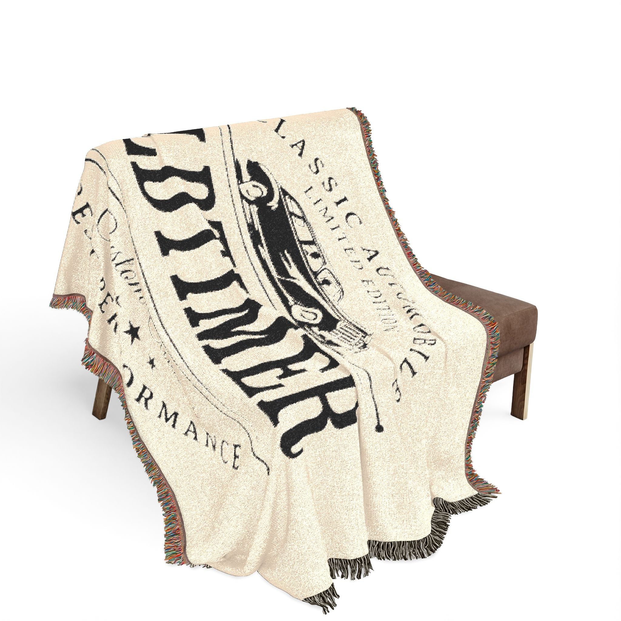 Oldtimer Classic Car Woven Blanket
