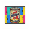 Desk Mat — Retro 'Joe Motor Oil' Vintage Can Design