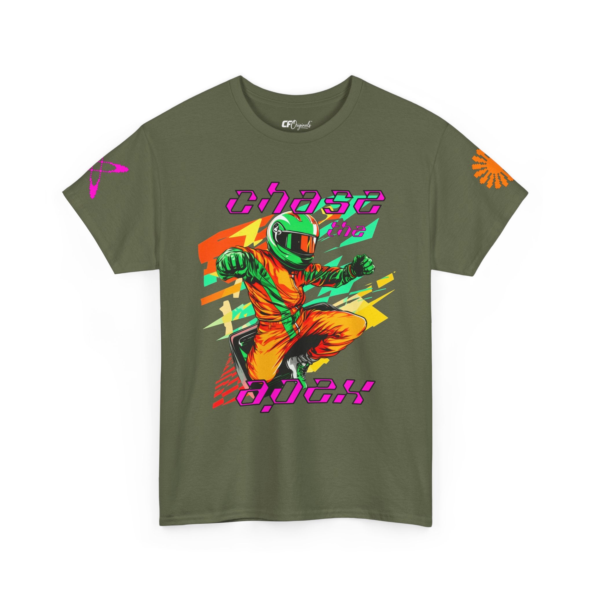 Racing Driver Graphic Tee — "Chase the Apex" Motorsport T‑Shirt